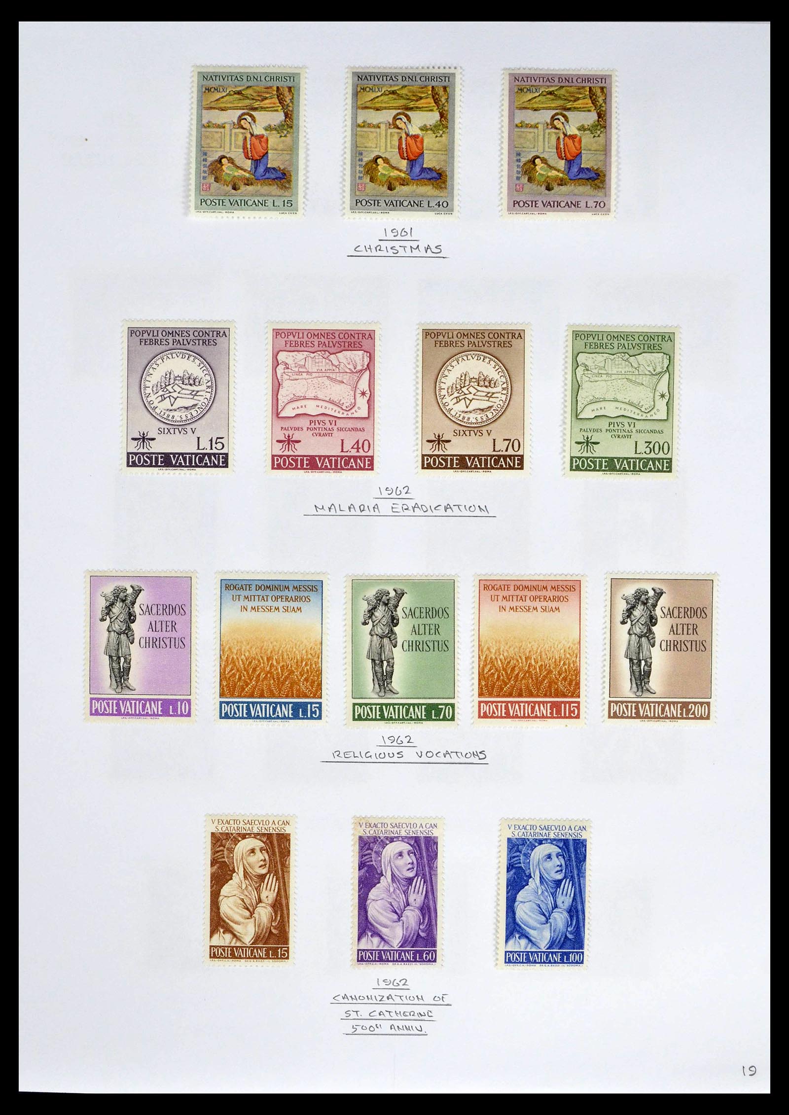 39099 0021 - Stamp collection 39099 Vatican 1852-2008.