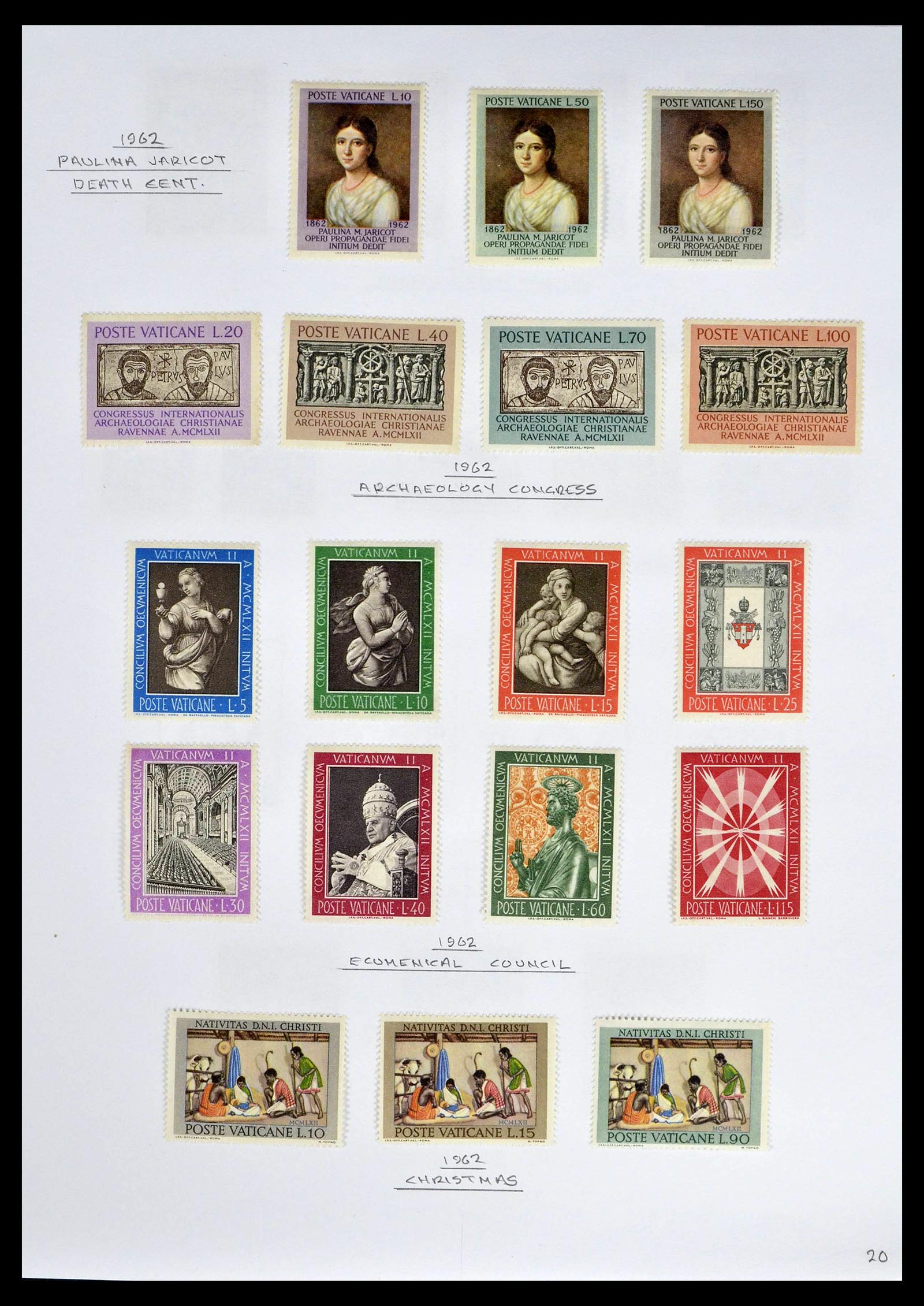 39099 0022 - Stamp collection 39099 Vatican 1852-2008.