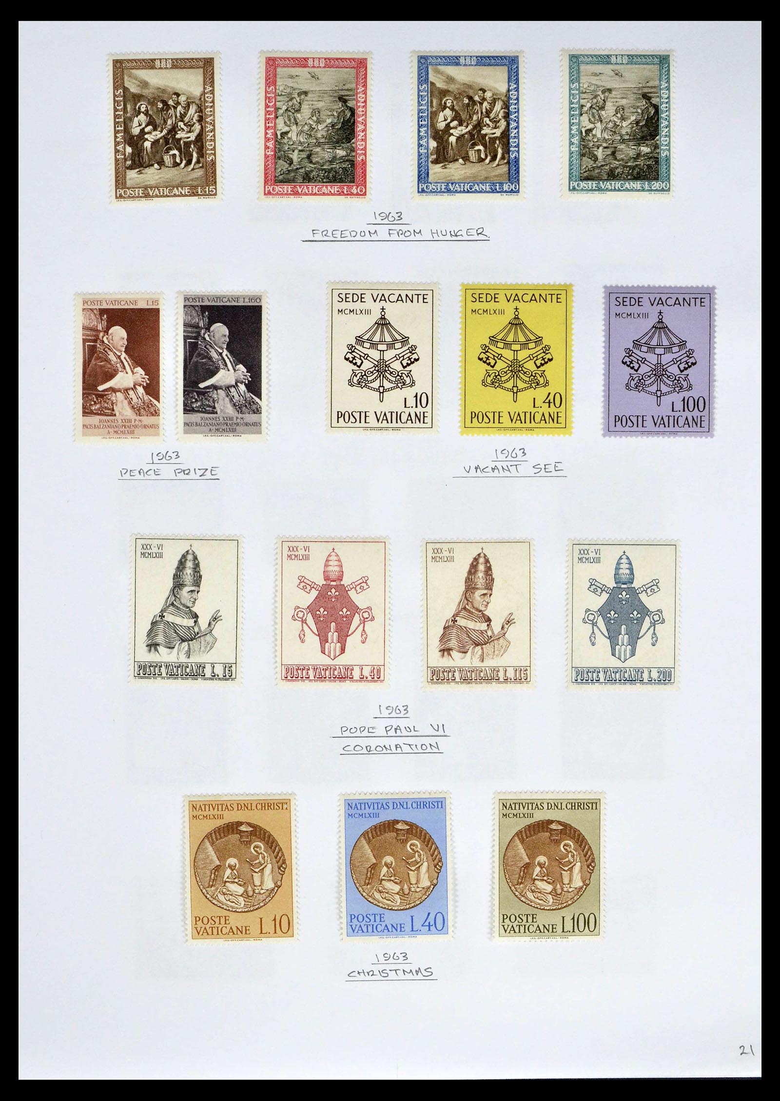 39099 0023 - Stamp collection 39099 Vatican 1852-2008.