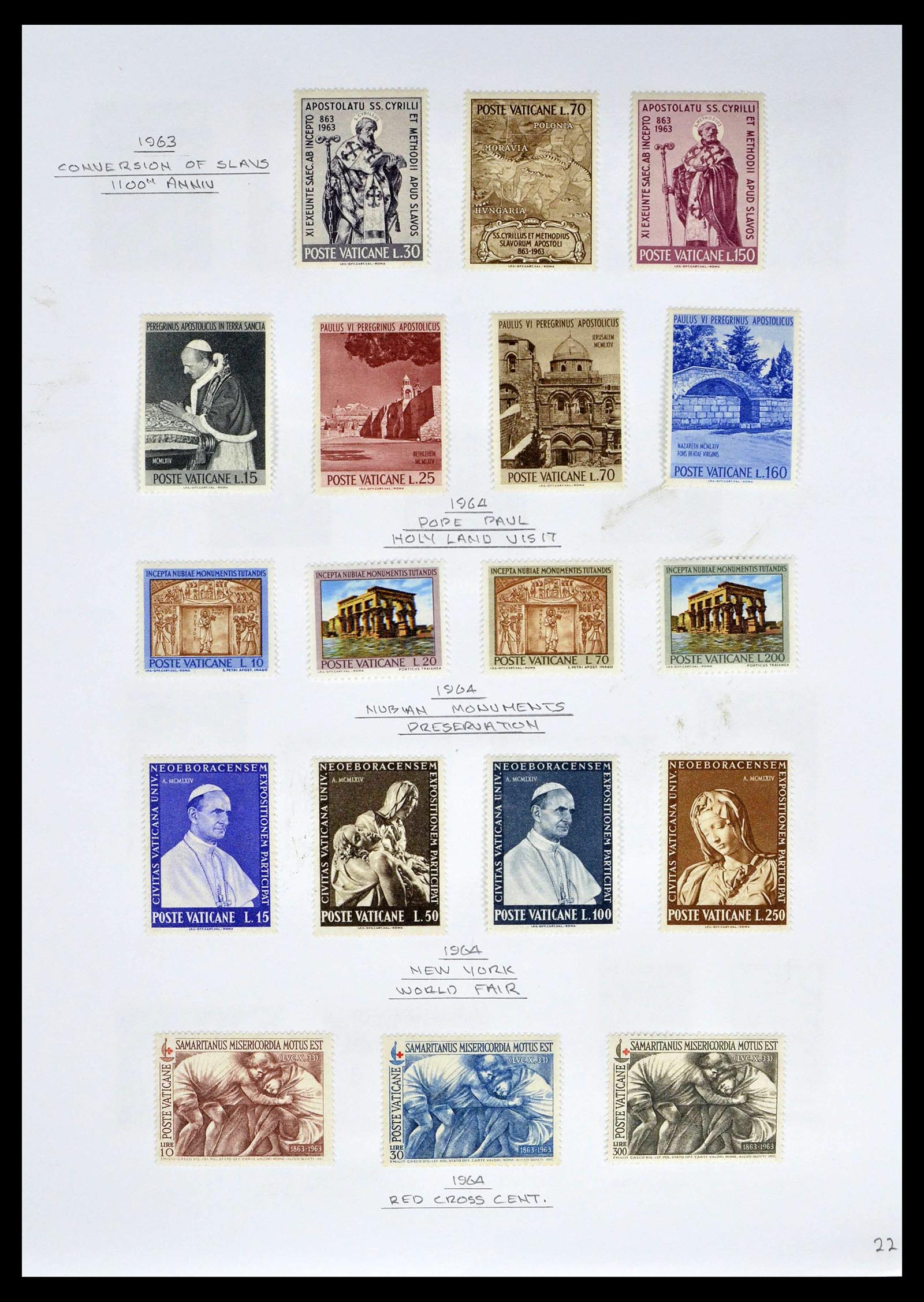 39099 0024 - Stamp collection 39099 Vatican 1852-2008.