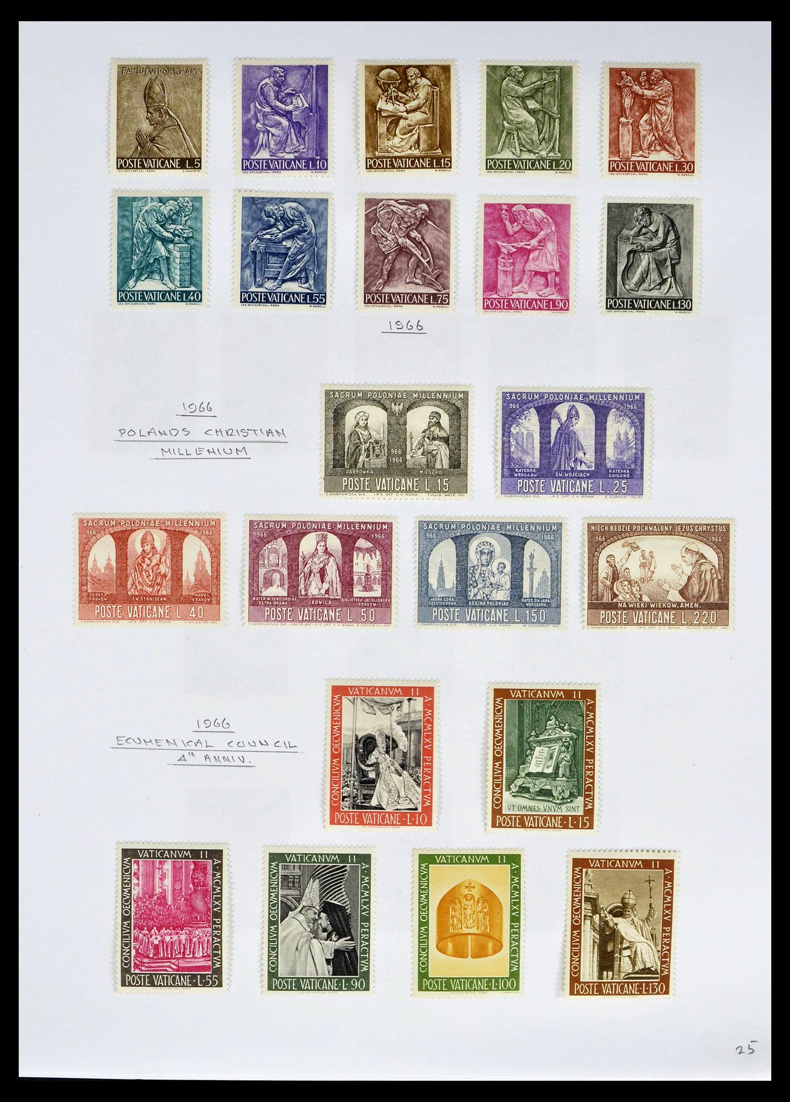 39099 0027 - Stamp collection 39099 Vatican 1852-2008.
