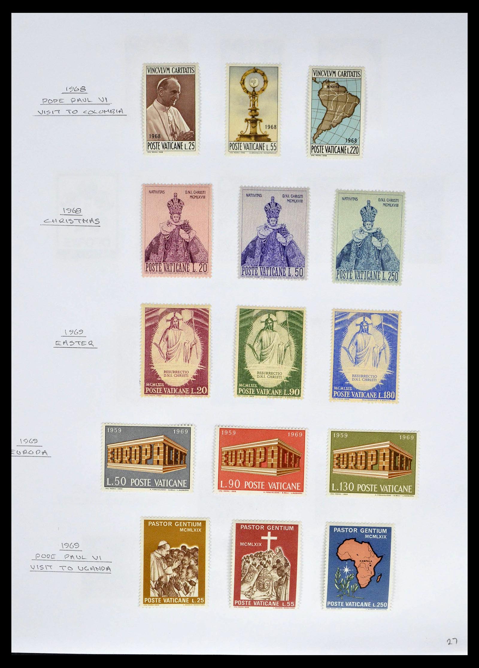 39099 0029 - Stamp collection 39099 Vatican 1852-2008.
