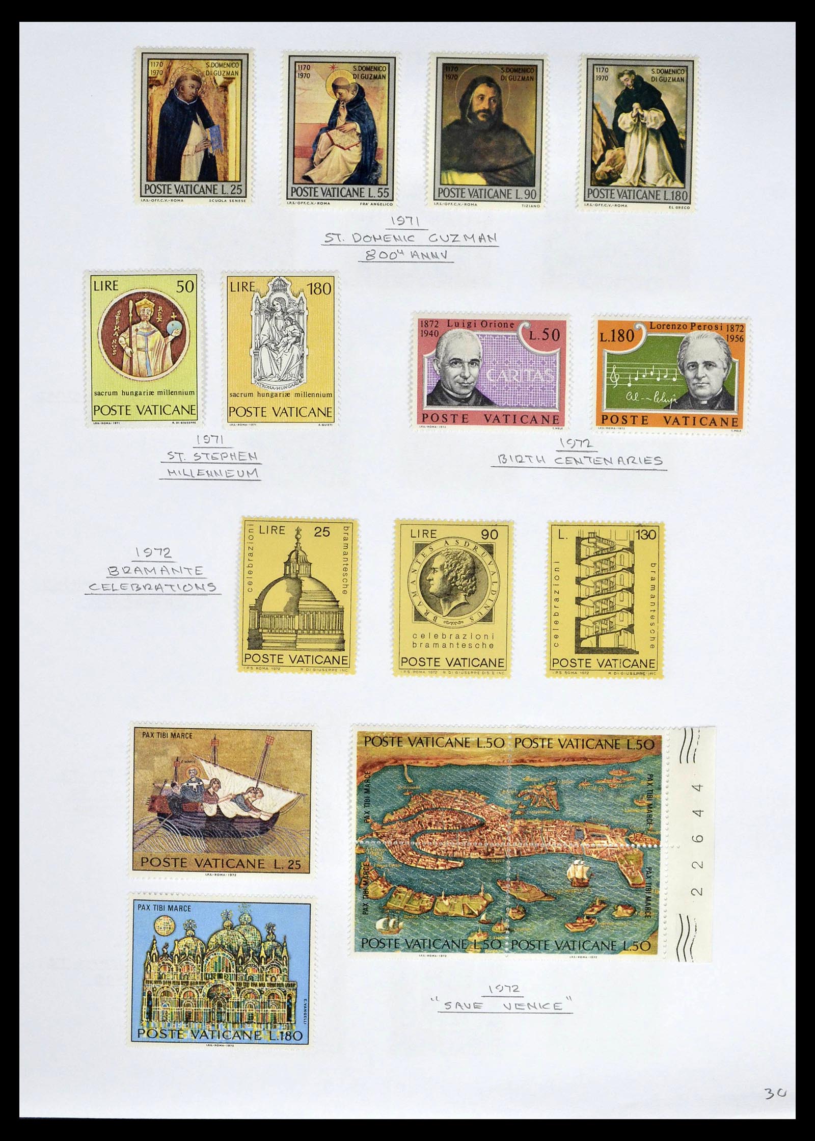 39099 0032 - Stamp collection 39099 Vatican 1852-2008.