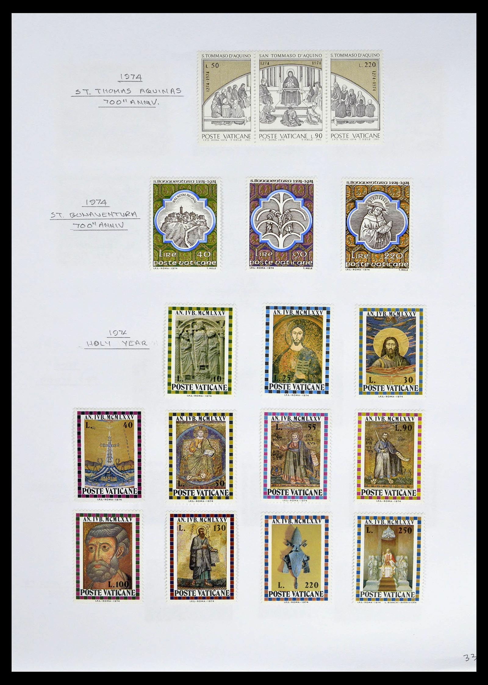 39099 0035 - Stamp collection 39099 Vatican 1852-2008.