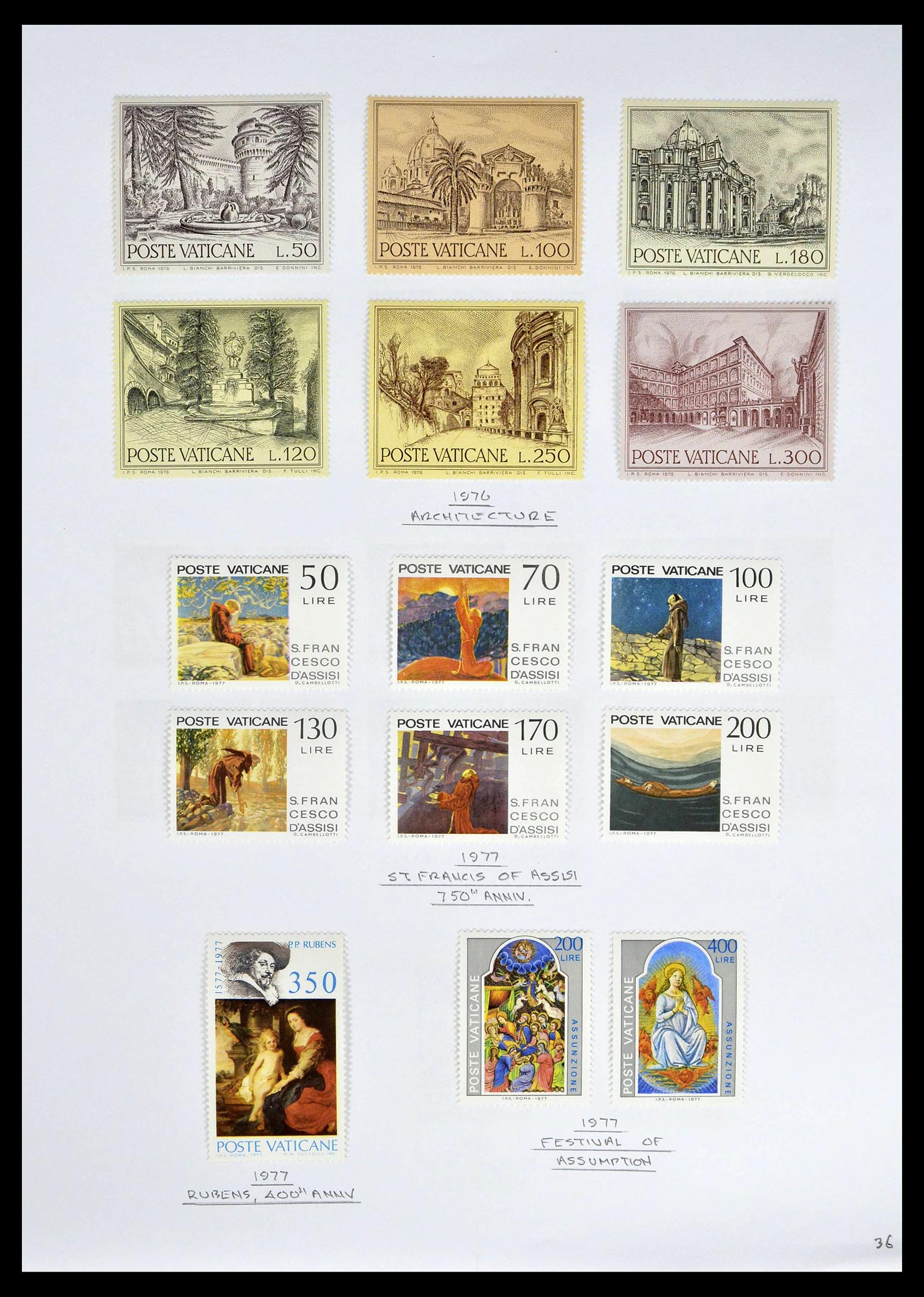 39099 0038 - Stamp collection 39099 Vatican 1852-2008.