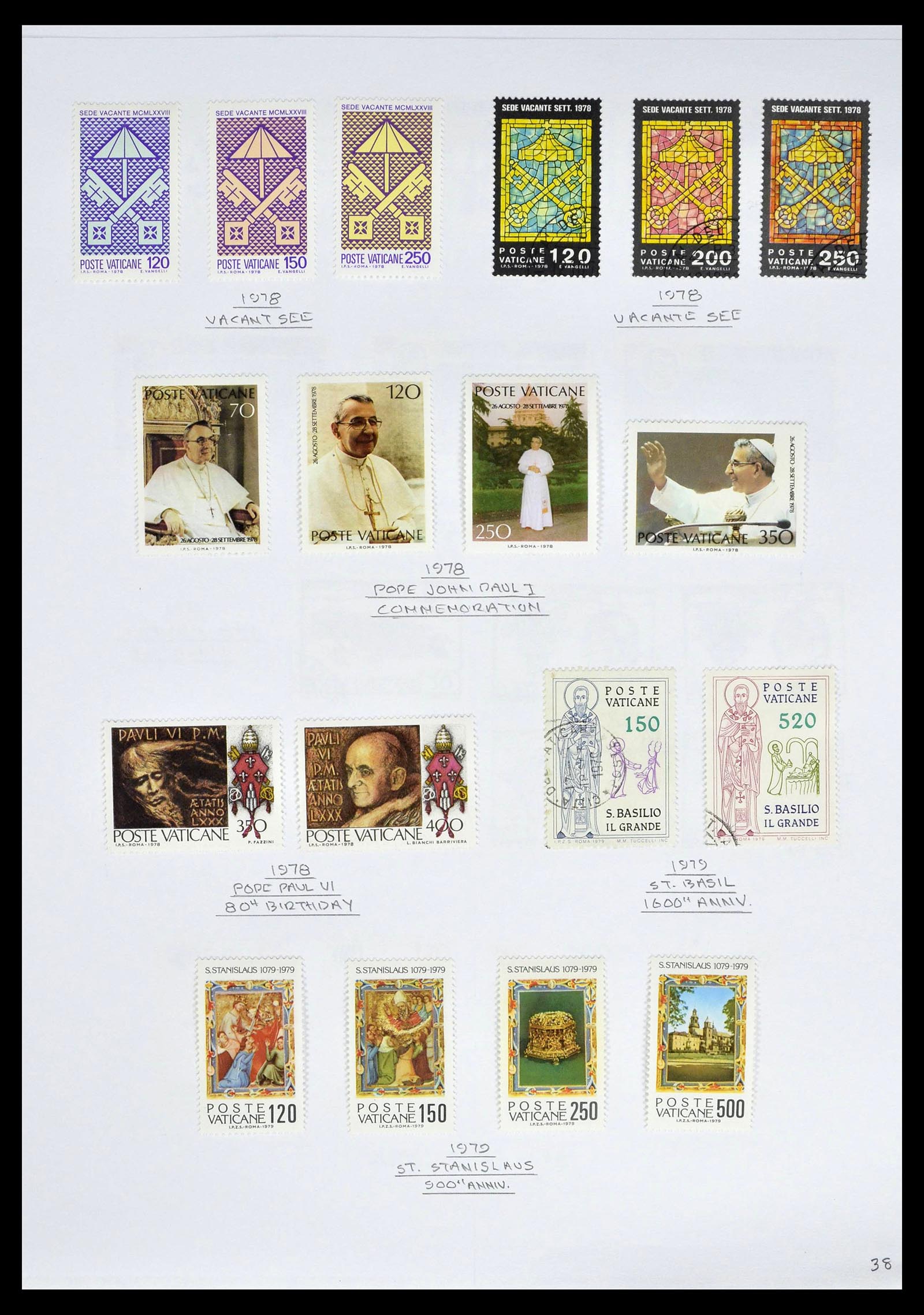 39099 0040 - Stamp collection 39099 Vatican 1852-2008.