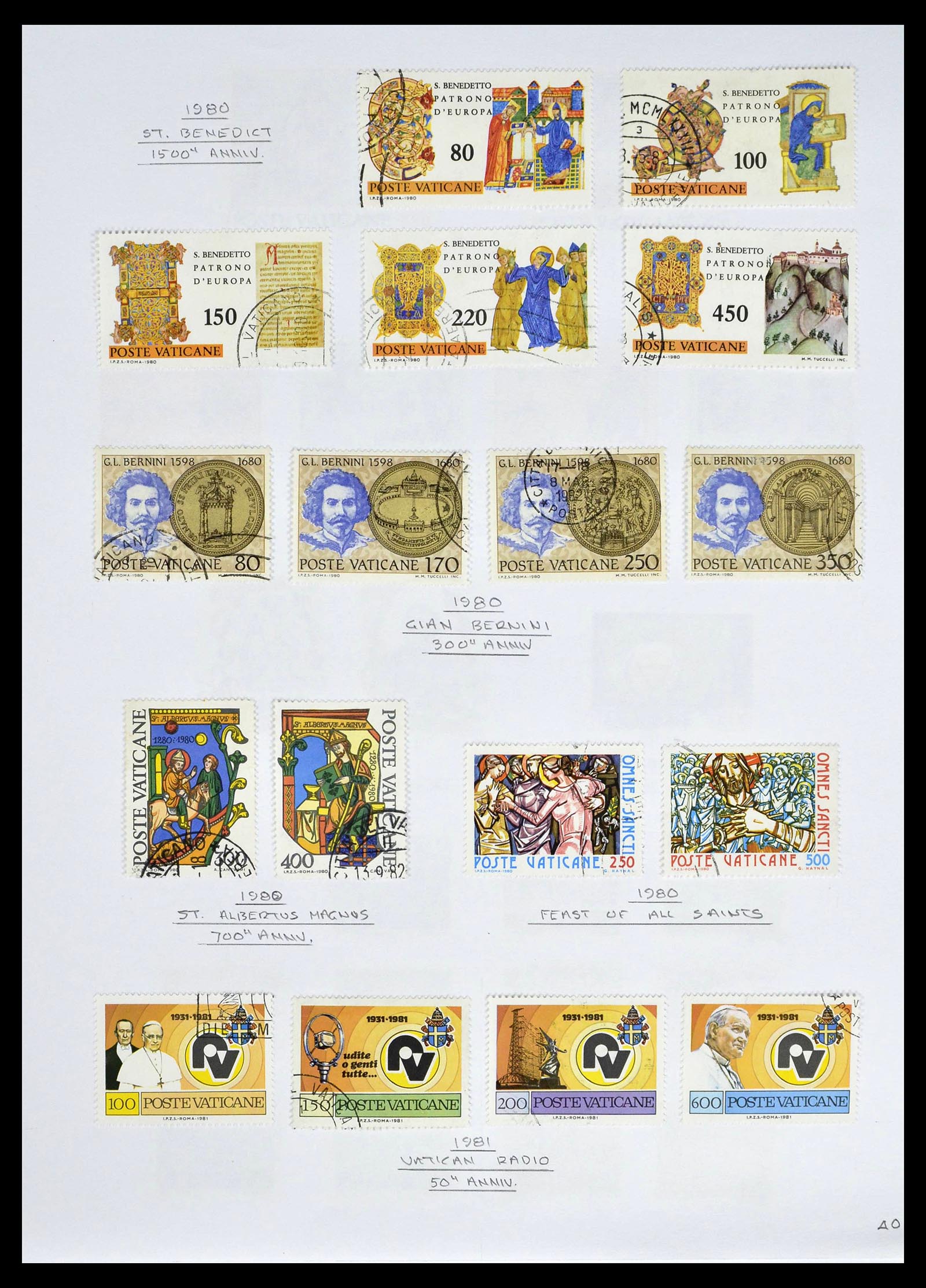39099 0042 - Stamp collection 39099 Vatican 1852-2008.