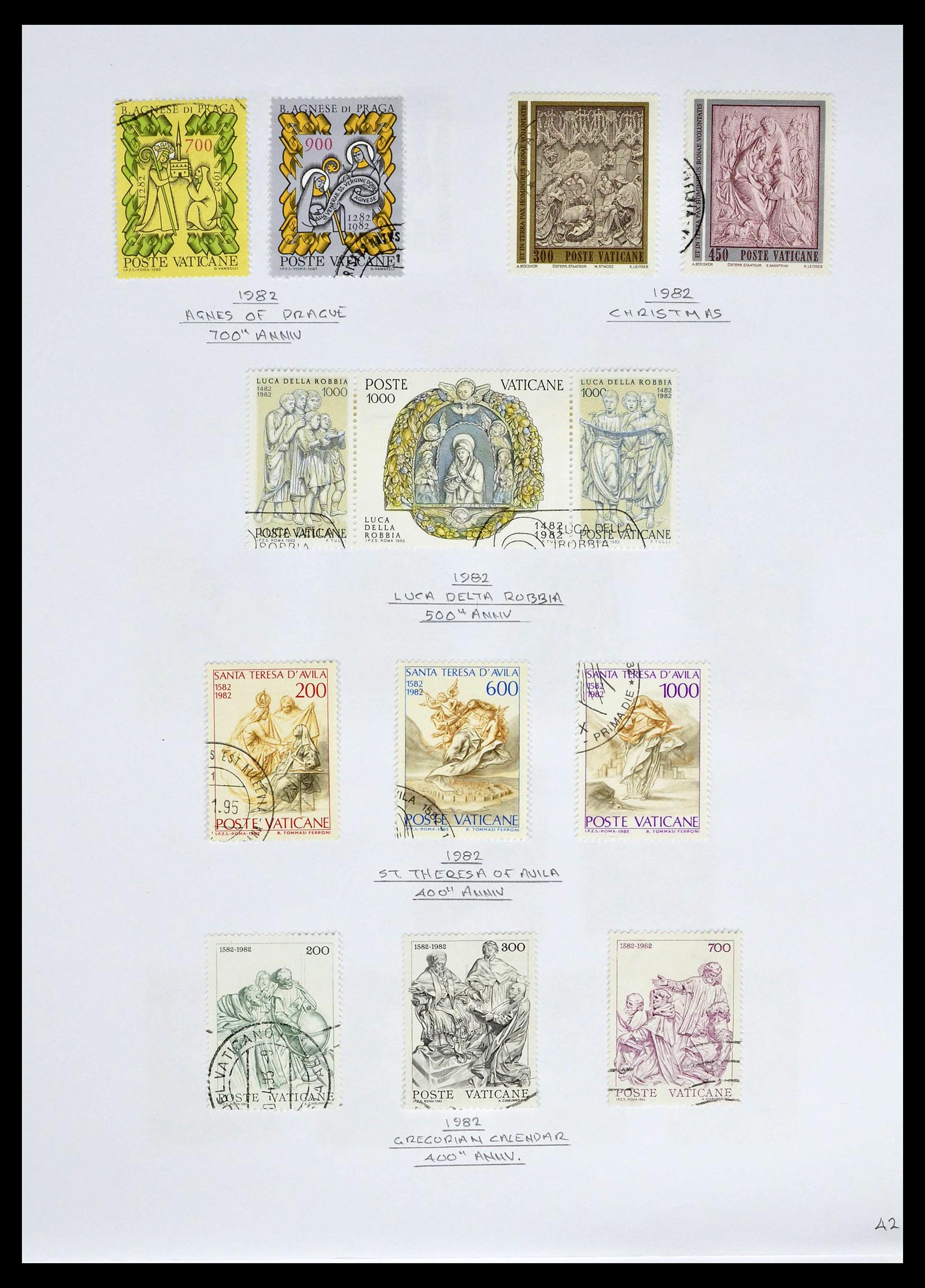 39099 0044 - Stamp collection 39099 Vatican 1852-2008.