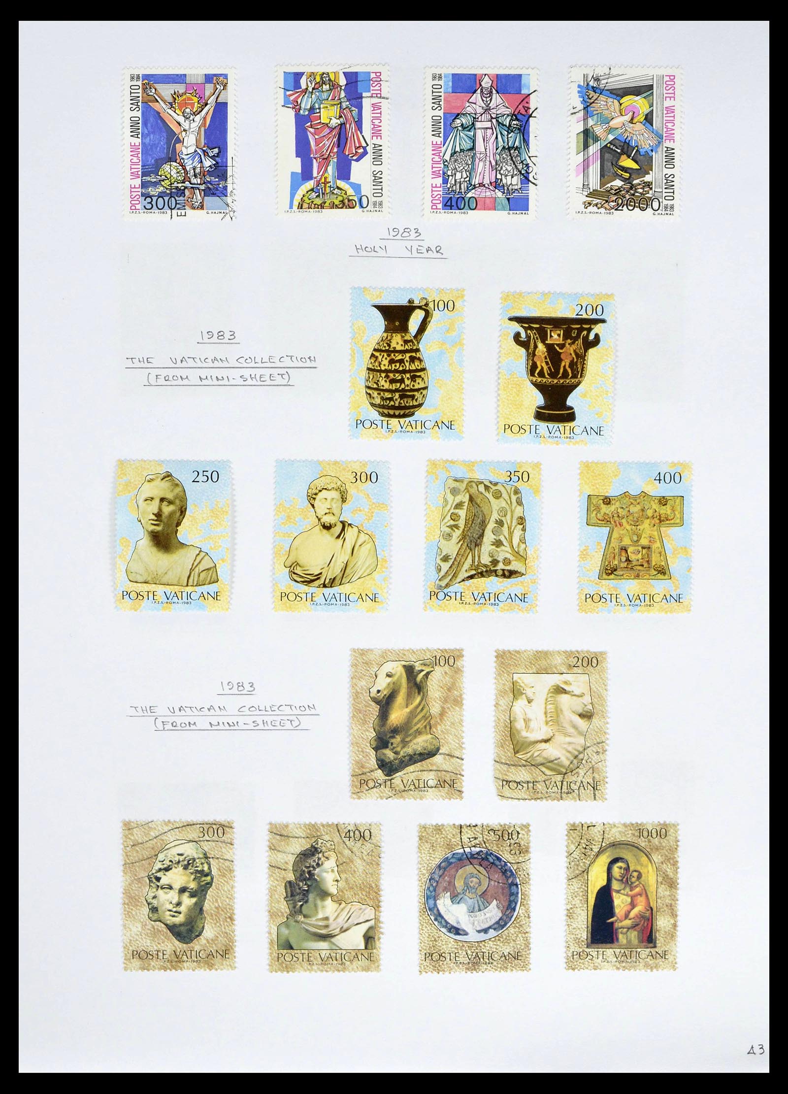 39099 0045 - Stamp collection 39099 Vatican 1852-2008.
