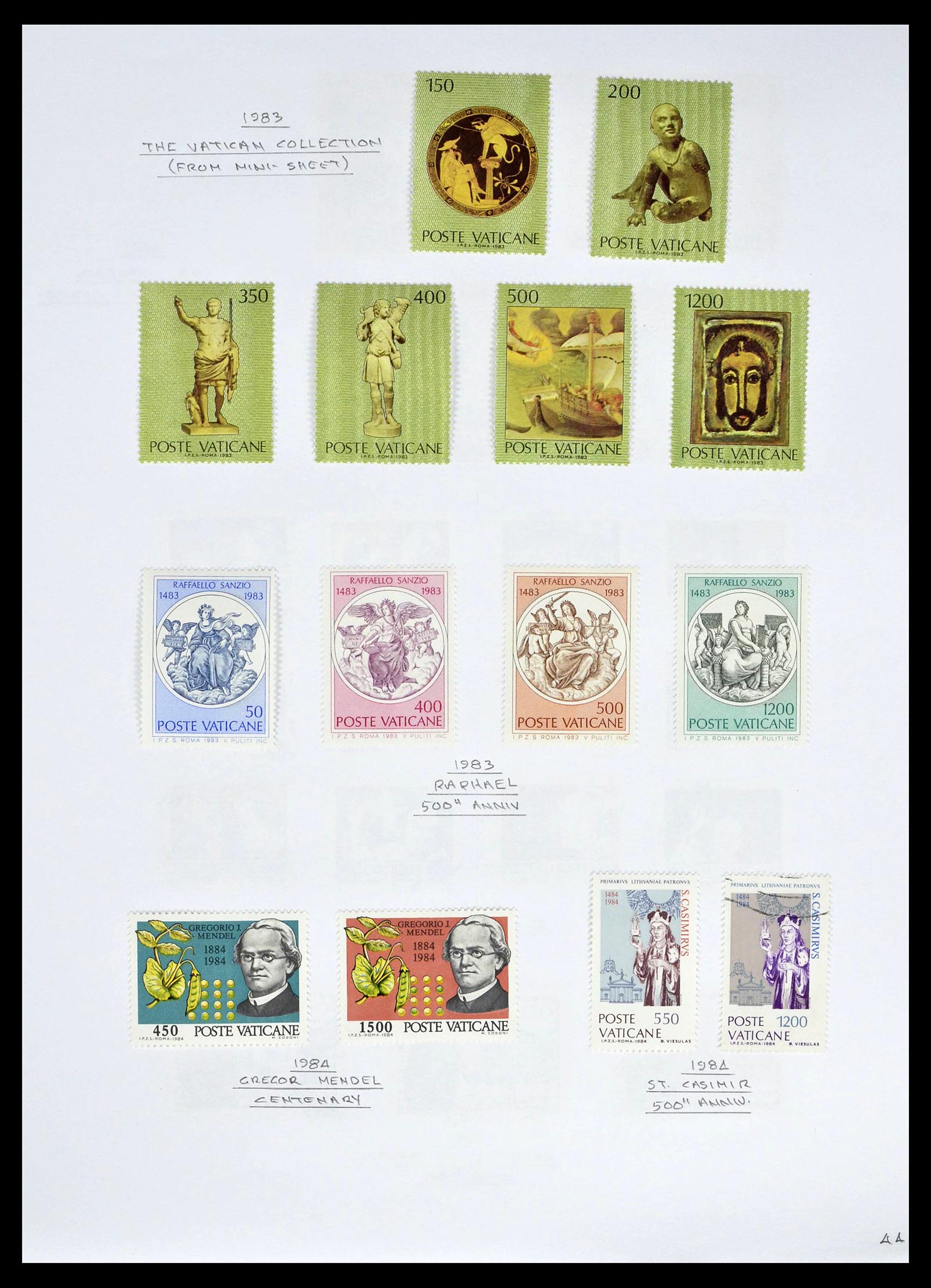 39099 0046 - Stamp collection 39099 Vatican 1852-2008.