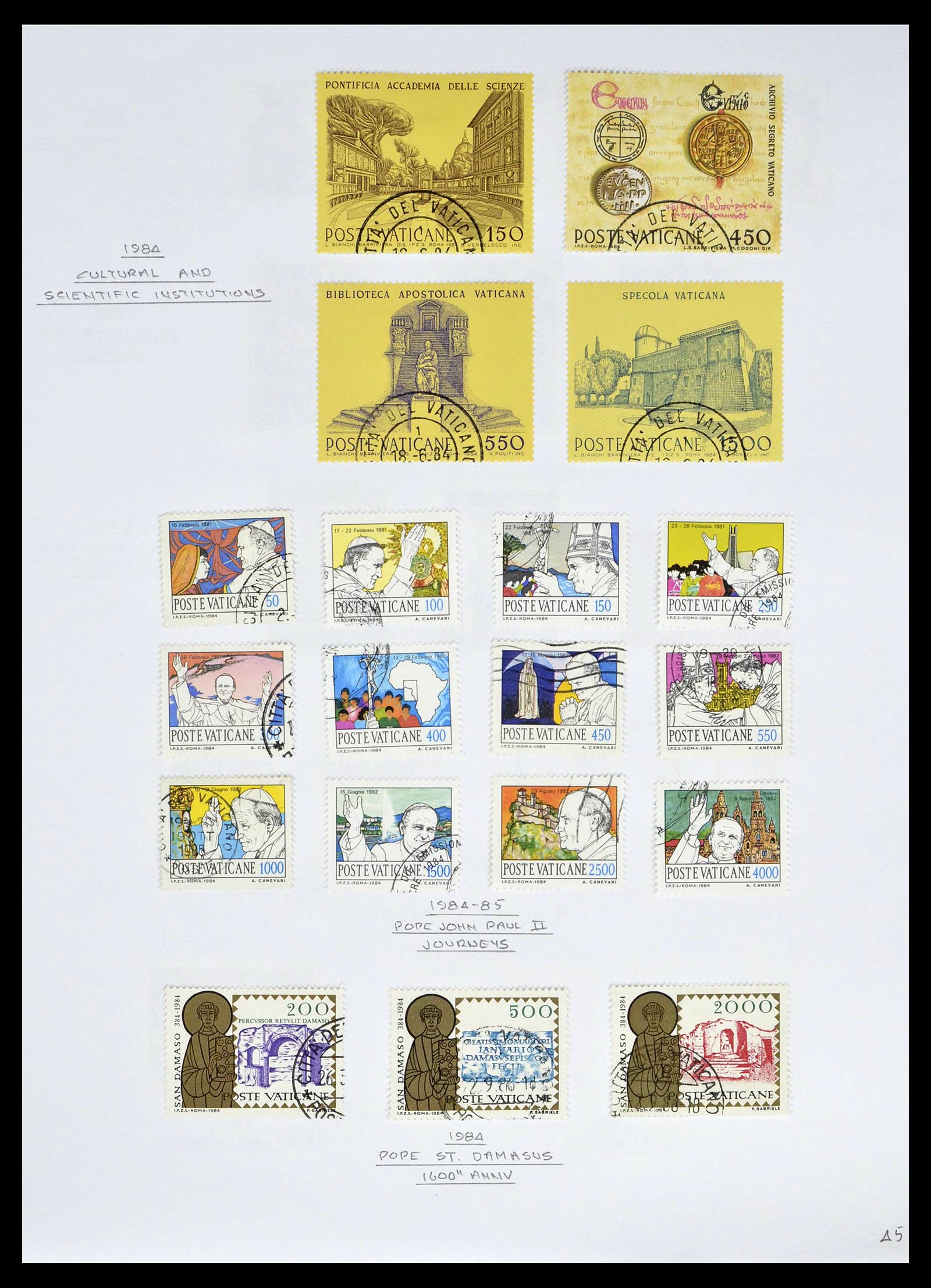 39099 0047 - Stamp collection 39099 Vatican 1852-2008.