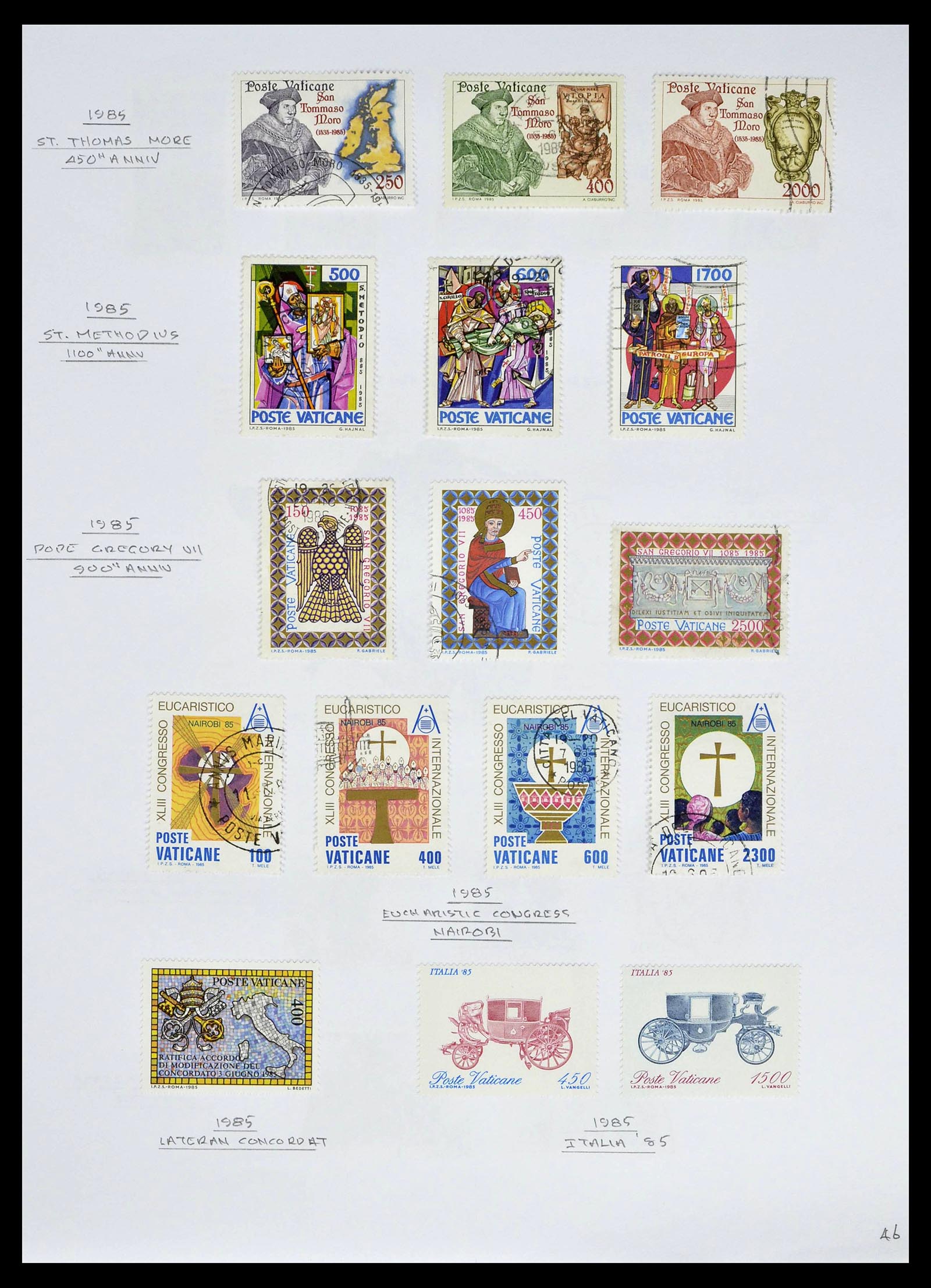 39099 0048 - Stamp collection 39099 Vatican 1852-2008.