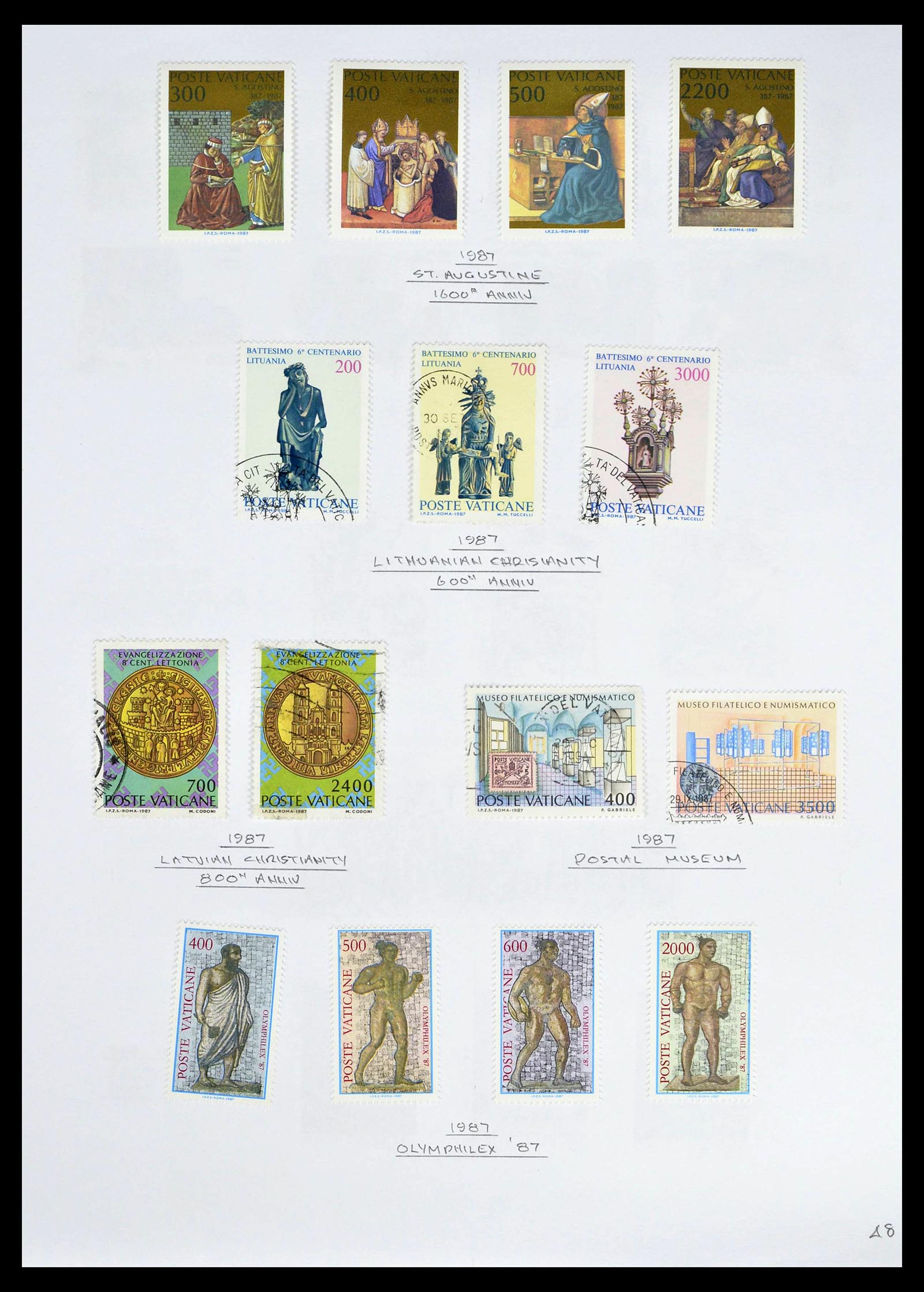 39099 0050 - Stamp collection 39099 Vatican 1852-2008.