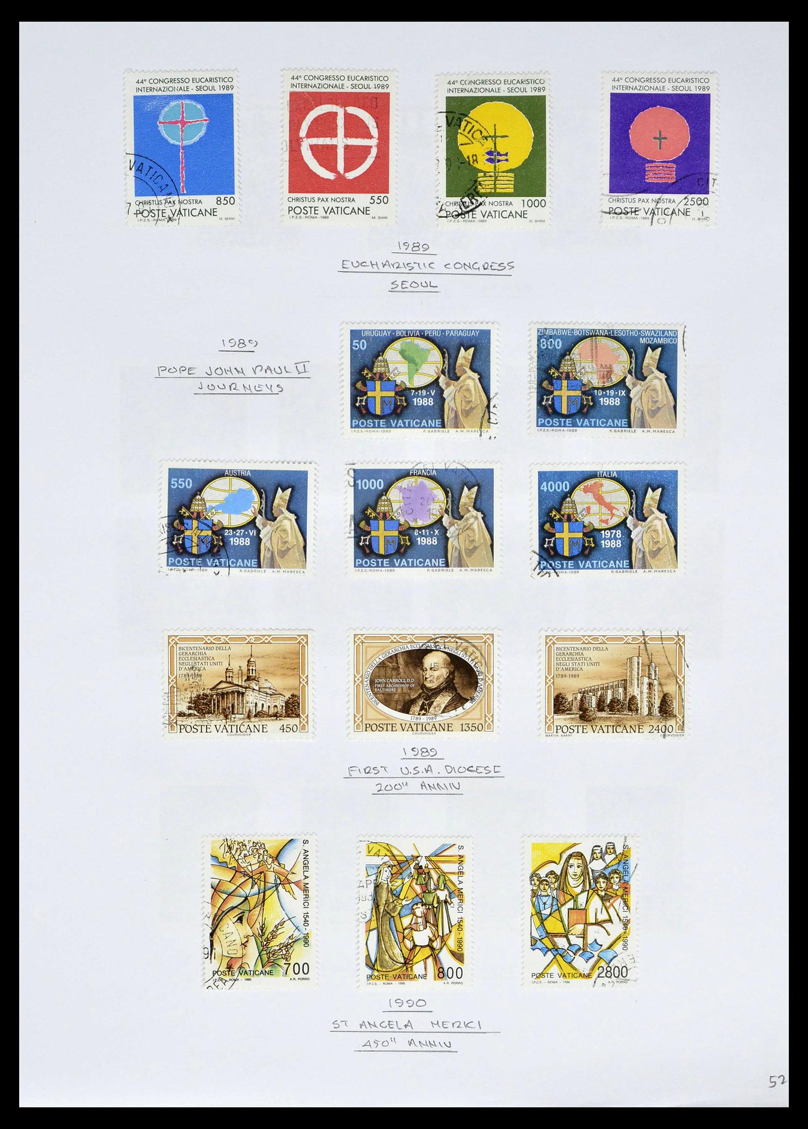 39099 0054 - Stamp collection 39099 Vatican 1852-2008.