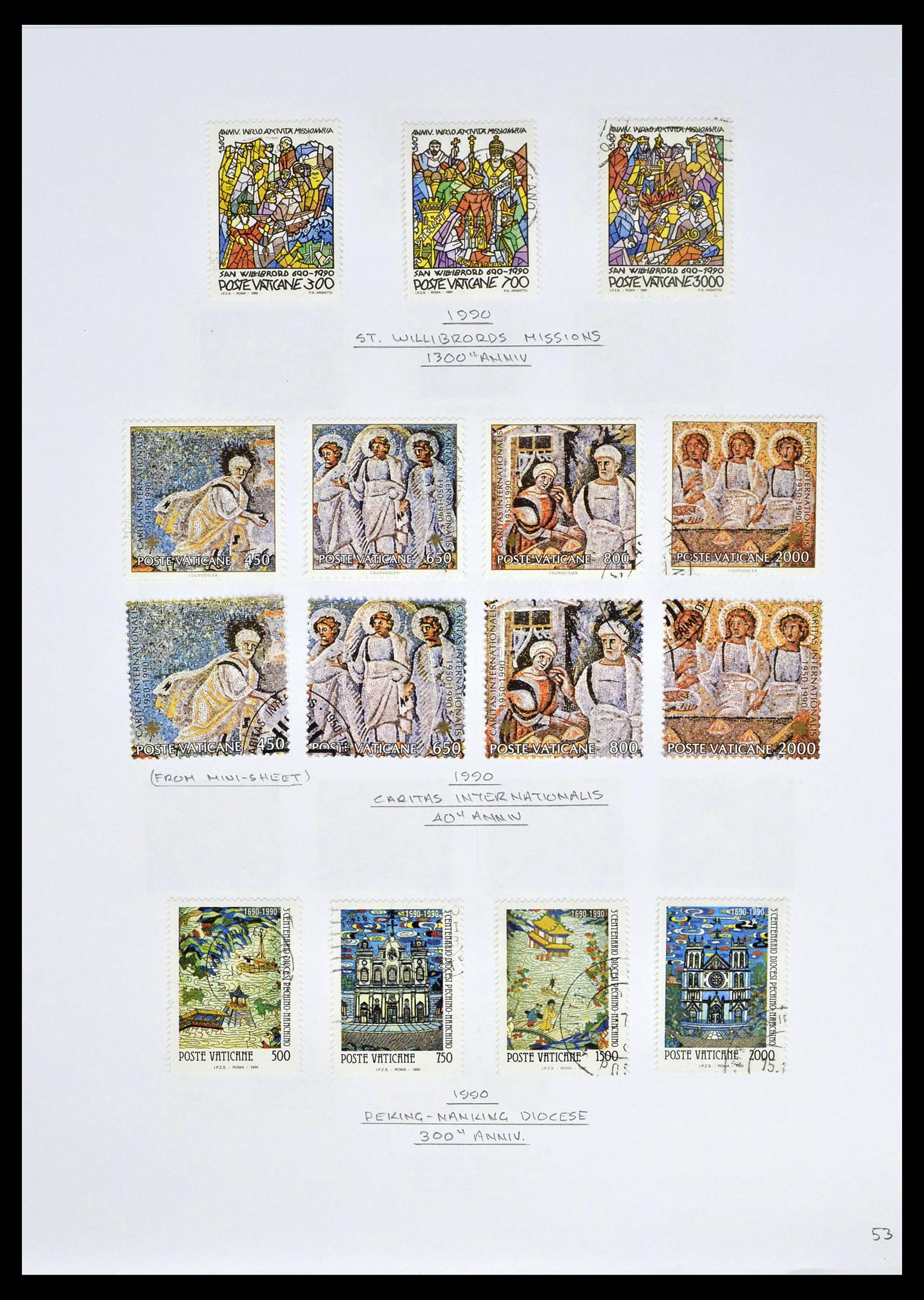 39099 0055 - Stamp collection 39099 Vatican 1852-2008.