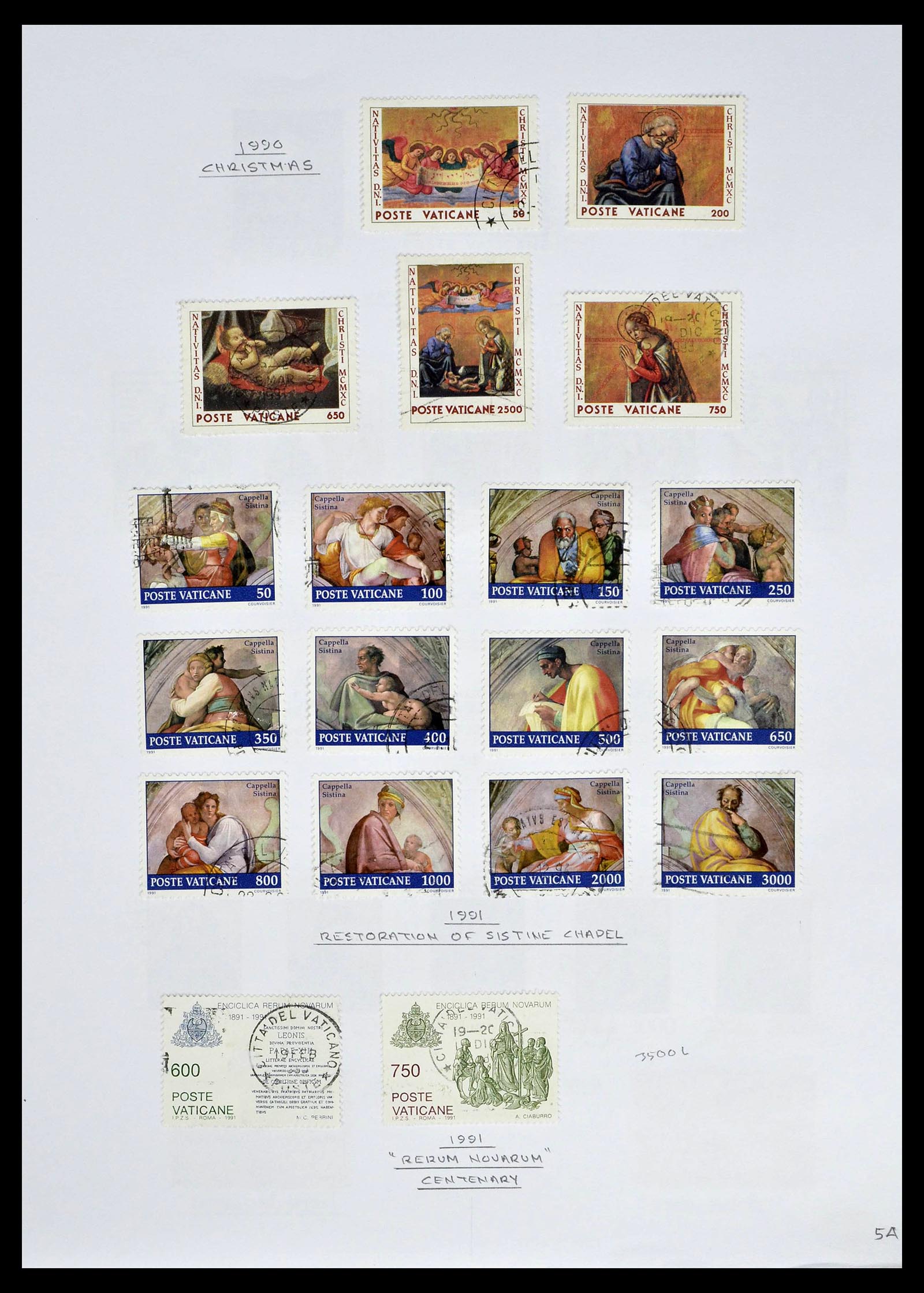 39099 0056 - Stamp collection 39099 Vatican 1852-2008.