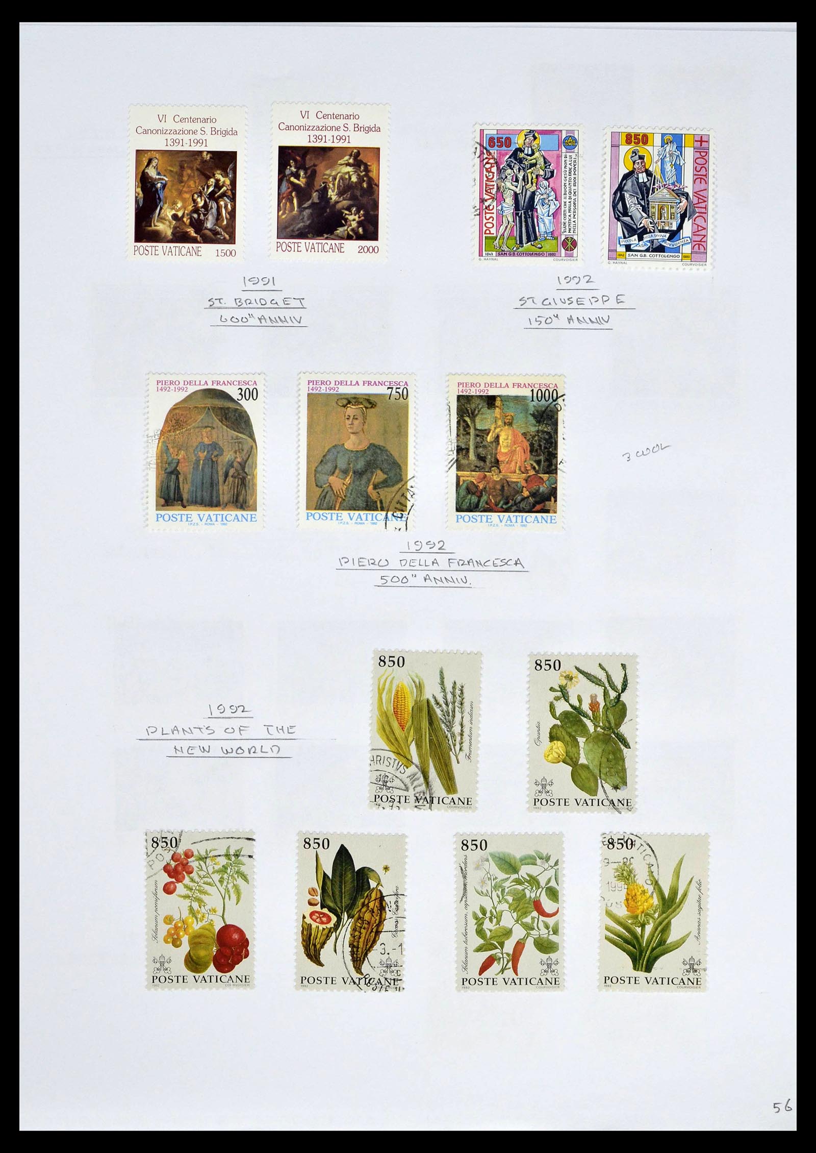 39099 0058 - Stamp collection 39099 Vatican 1852-2008.