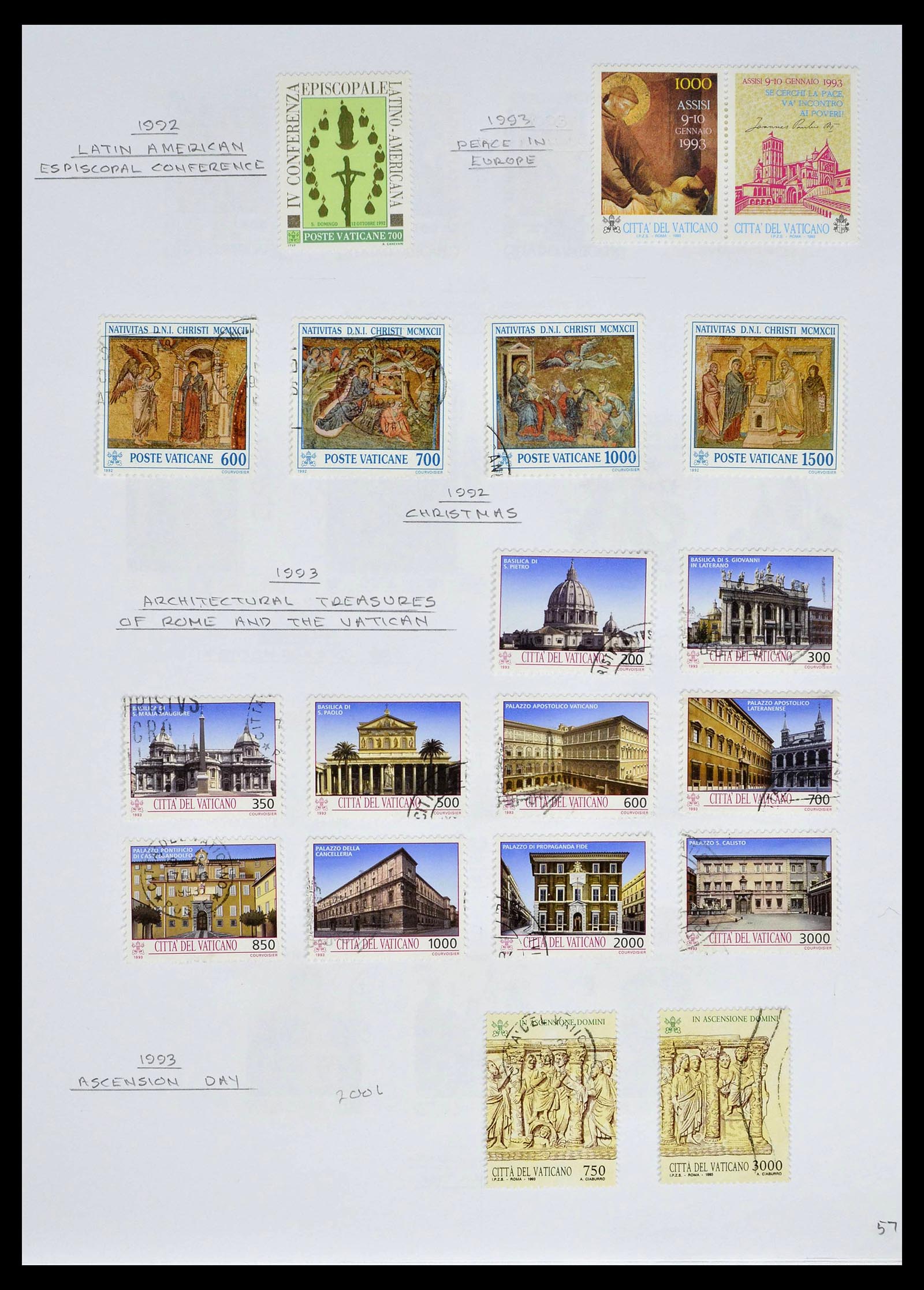 39099 0059 - Stamp collection 39099 Vatican 1852-2008.