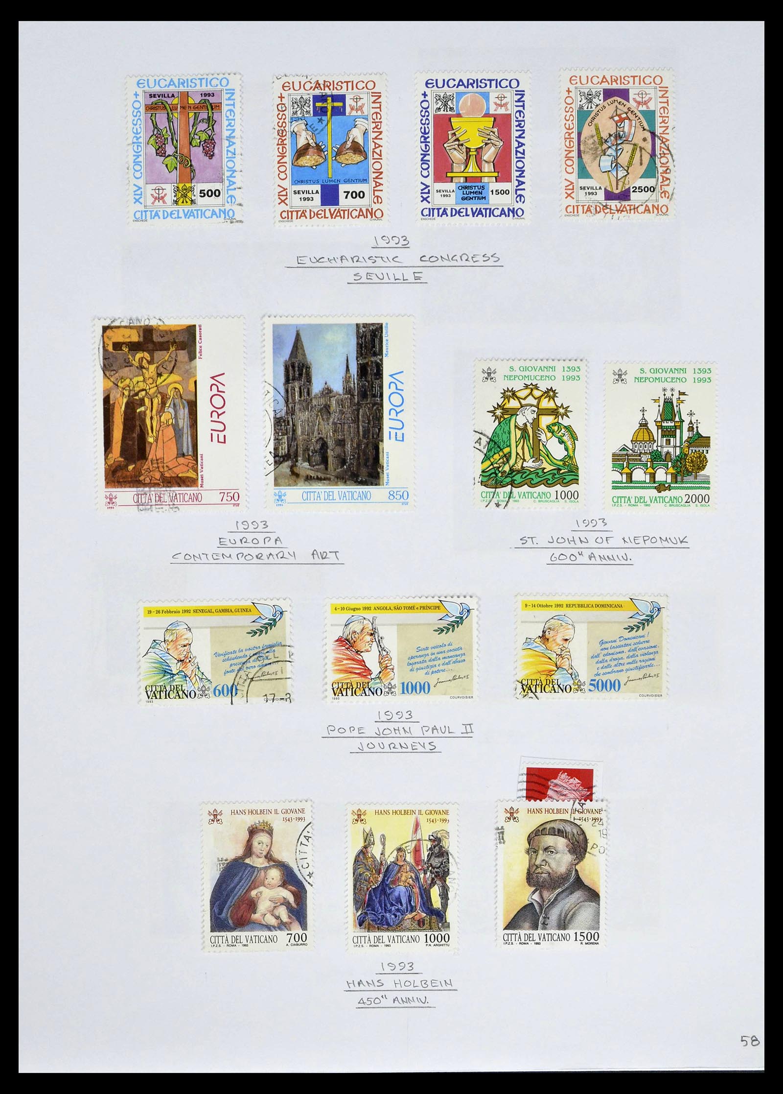 39099 0060 - Stamp collection 39099 Vatican 1852-2008.