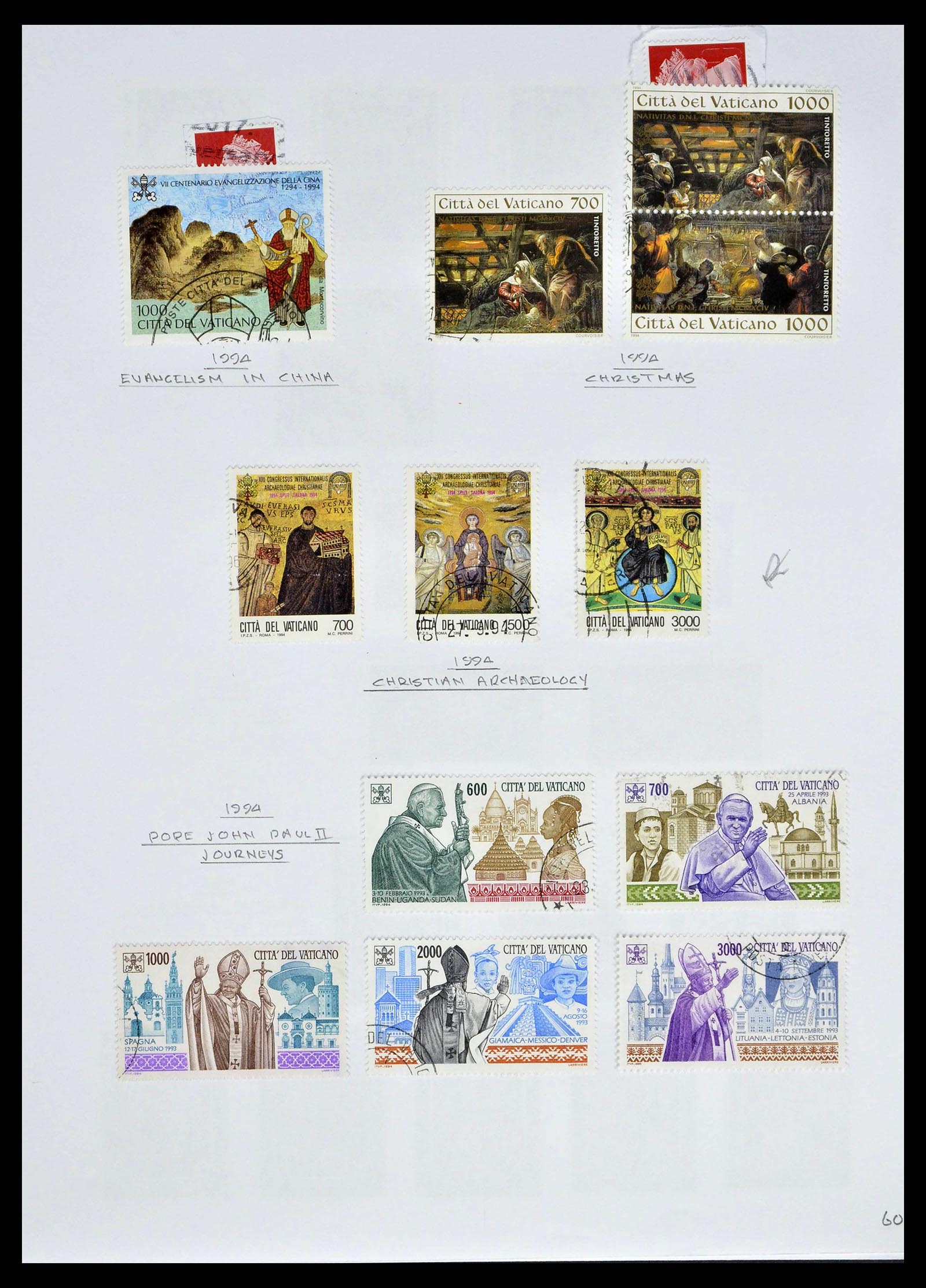 39099 0062 - Stamp collection 39099 Vatican 1852-2008.