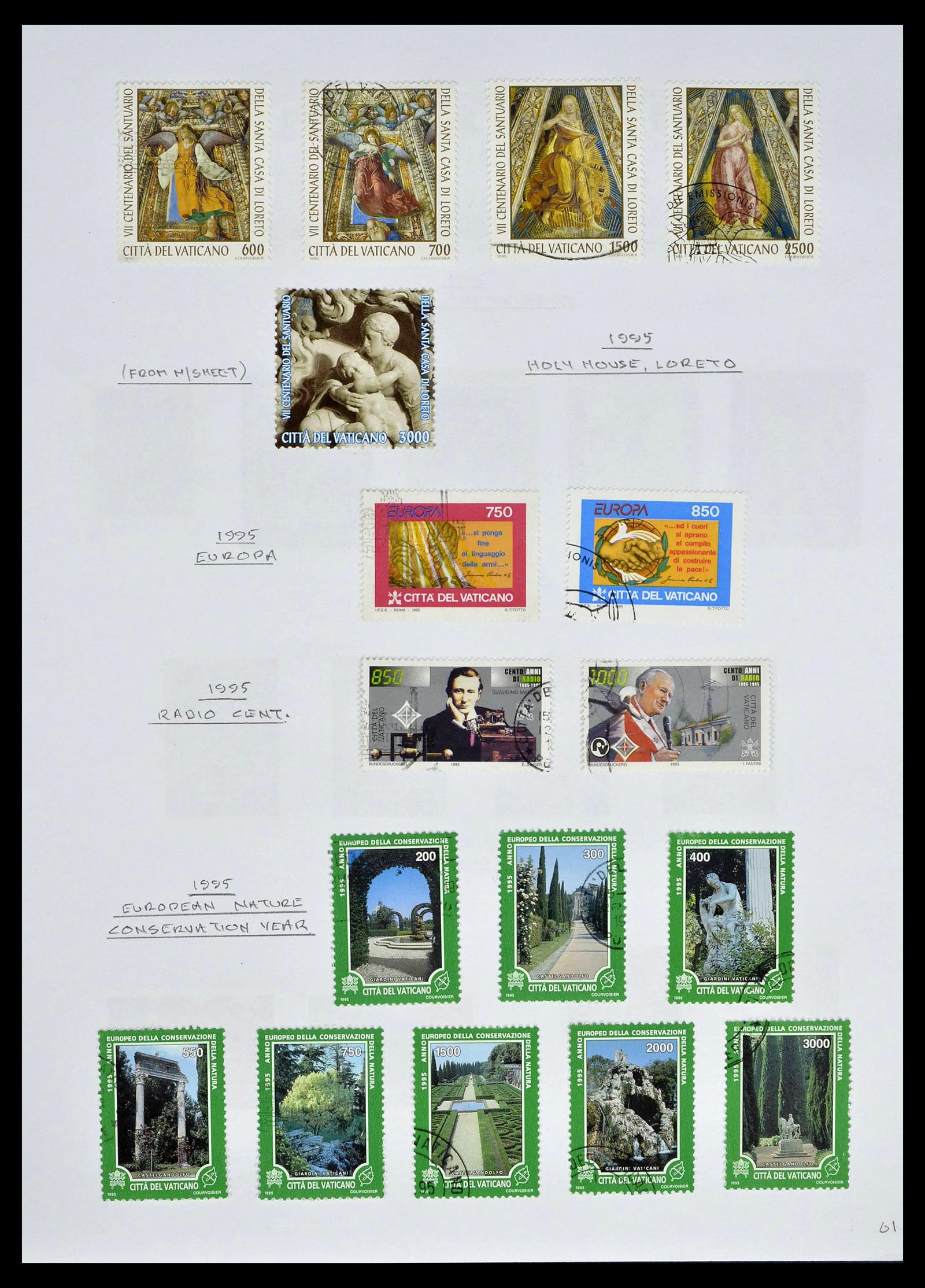 39099 0063 - Stamp collection 39099 Vatican 1852-2008.