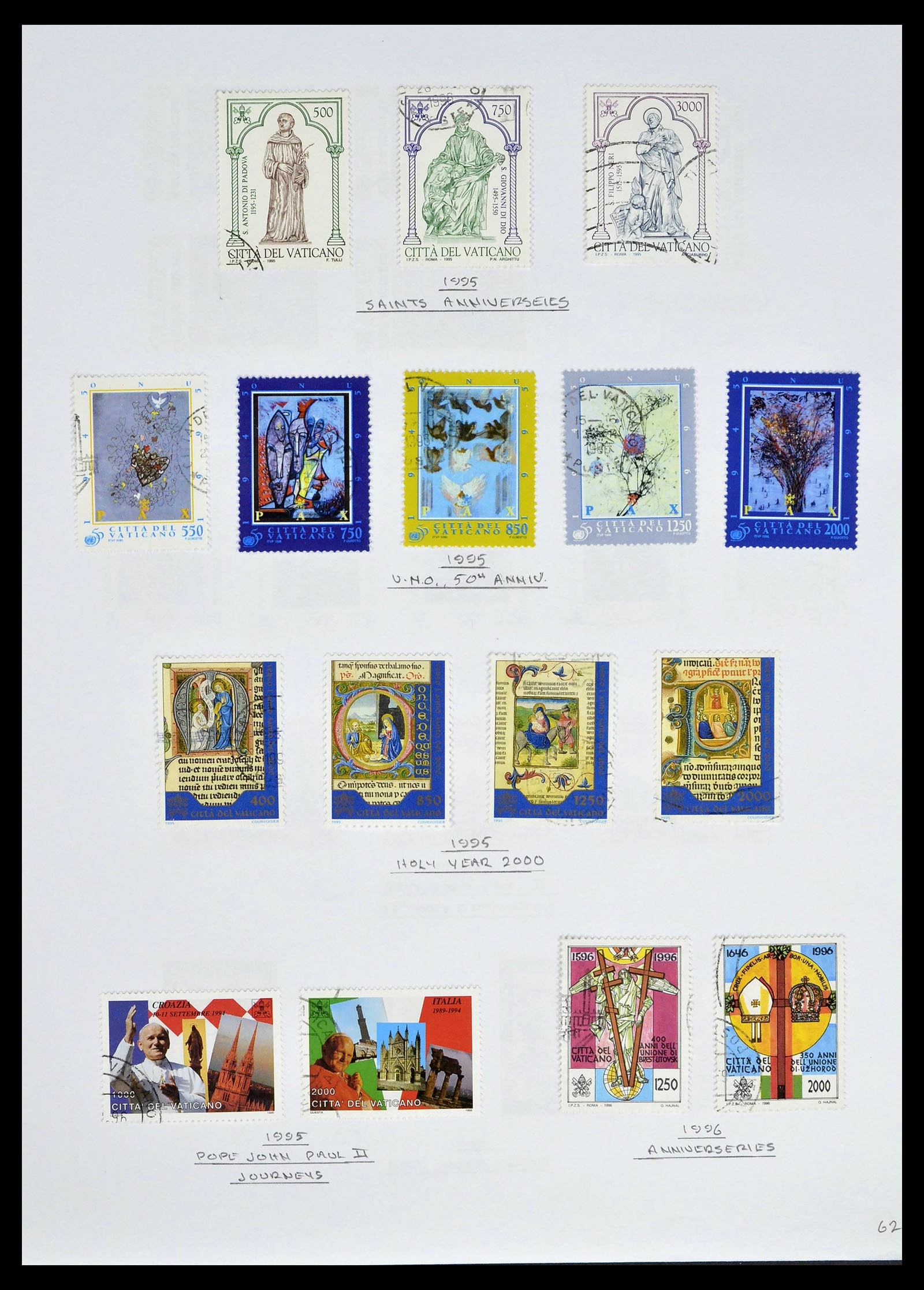 39099 0064 - Stamp collection 39099 Vatican 1852-2008.