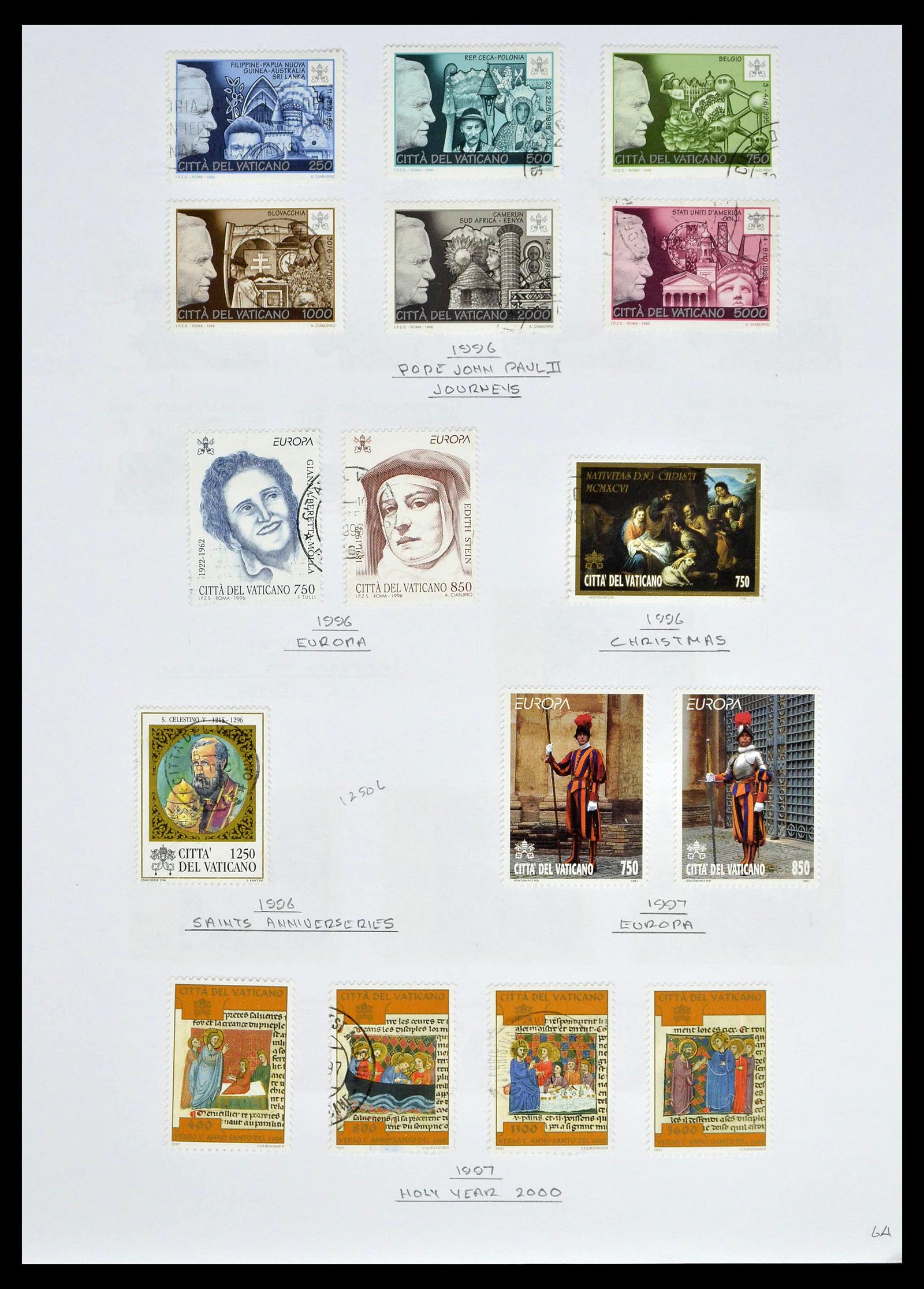 39099 0066 - Stamp collection 39099 Vatican 1852-2008.