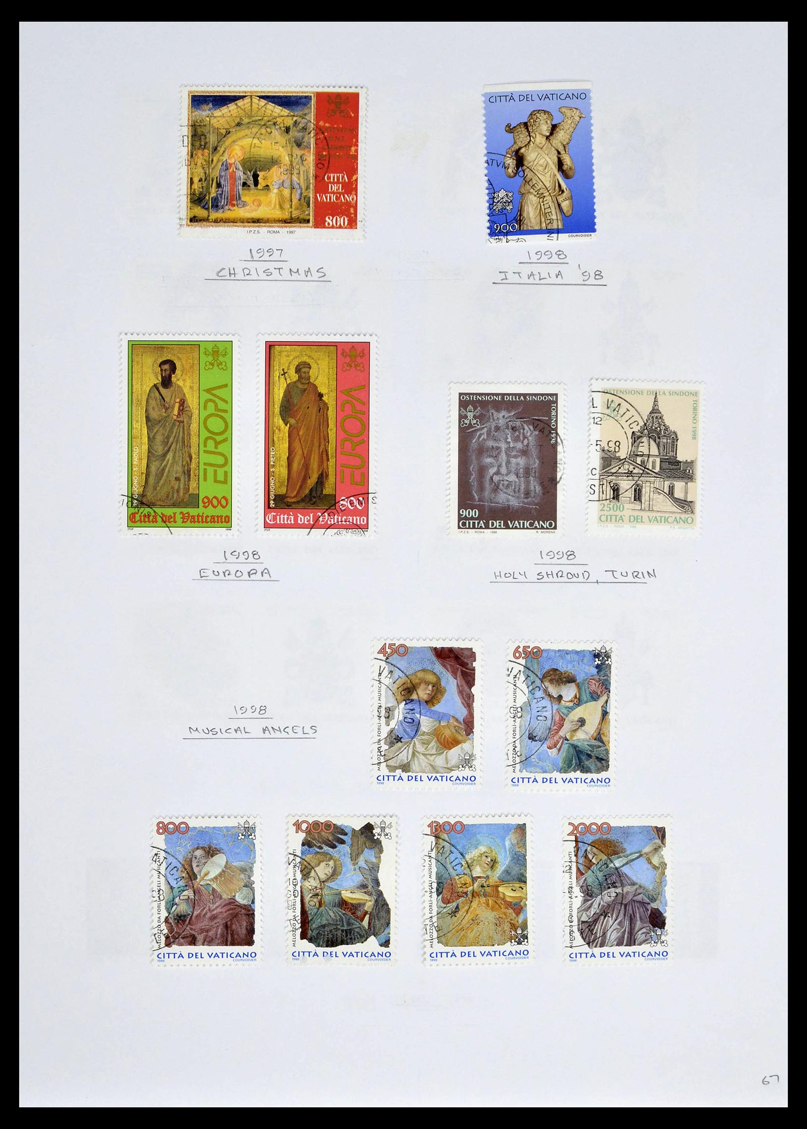 39099 0069 - Stamp collection 39099 Vatican 1852-2008.