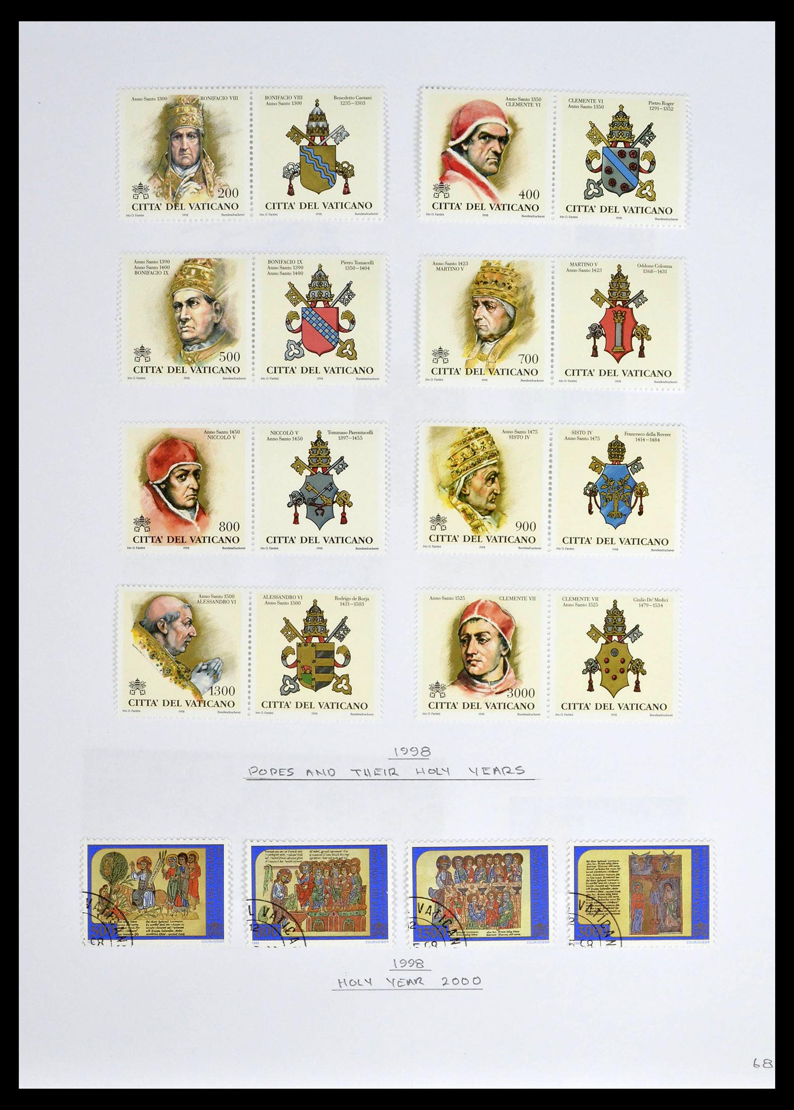 39099 0070 - Stamp collection 39099 Vatican 1852-2008.