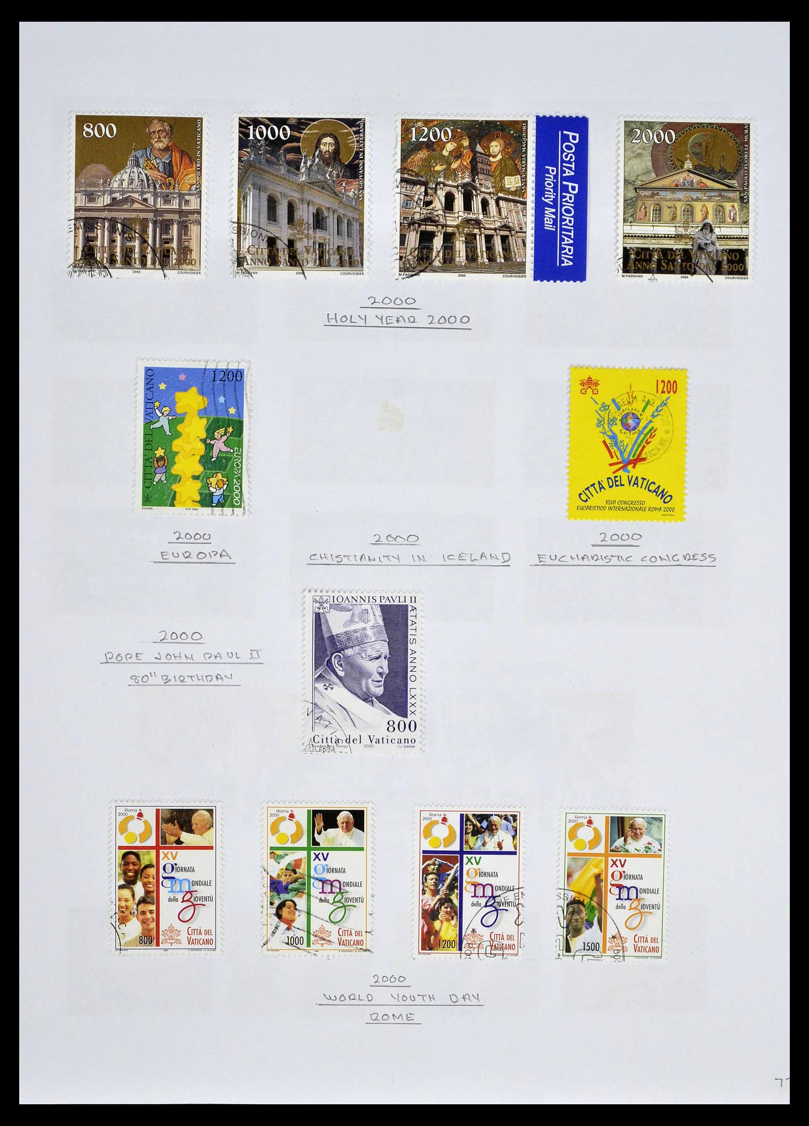 39099 0075 - Stamp collection 39099 Vatican 1852-2008.