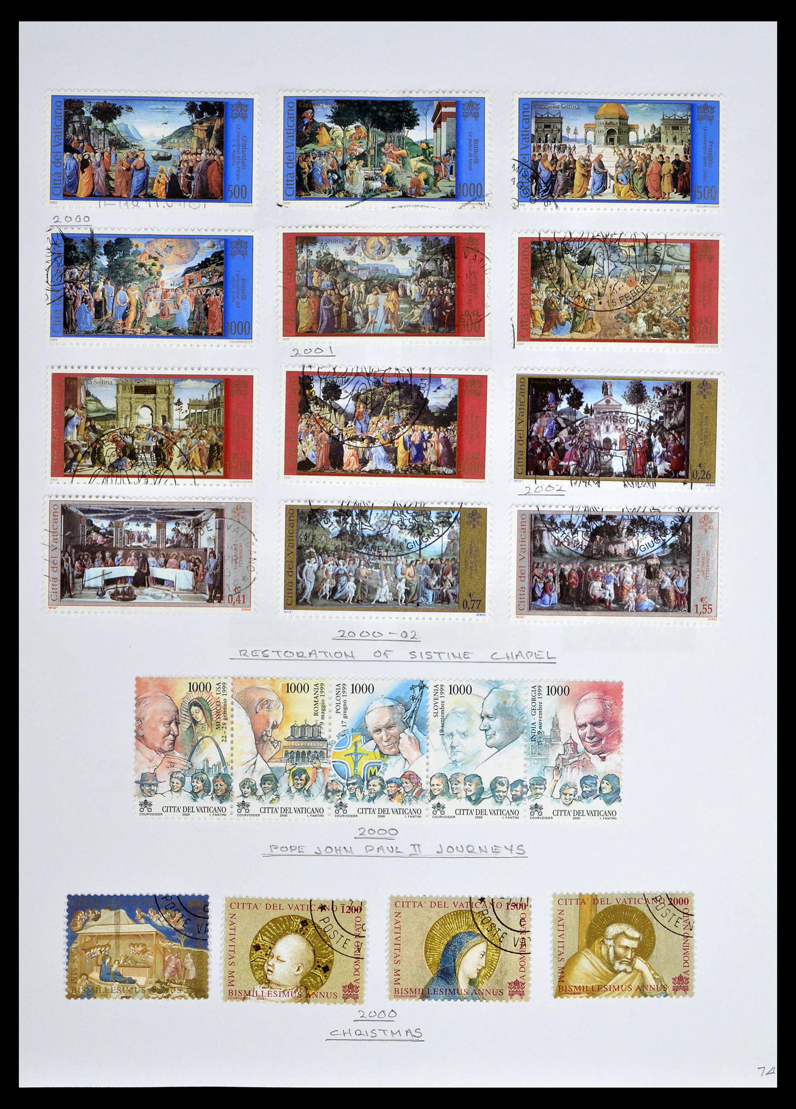 39099 0076 - Stamp collection 39099 Vatican 1852-2008.