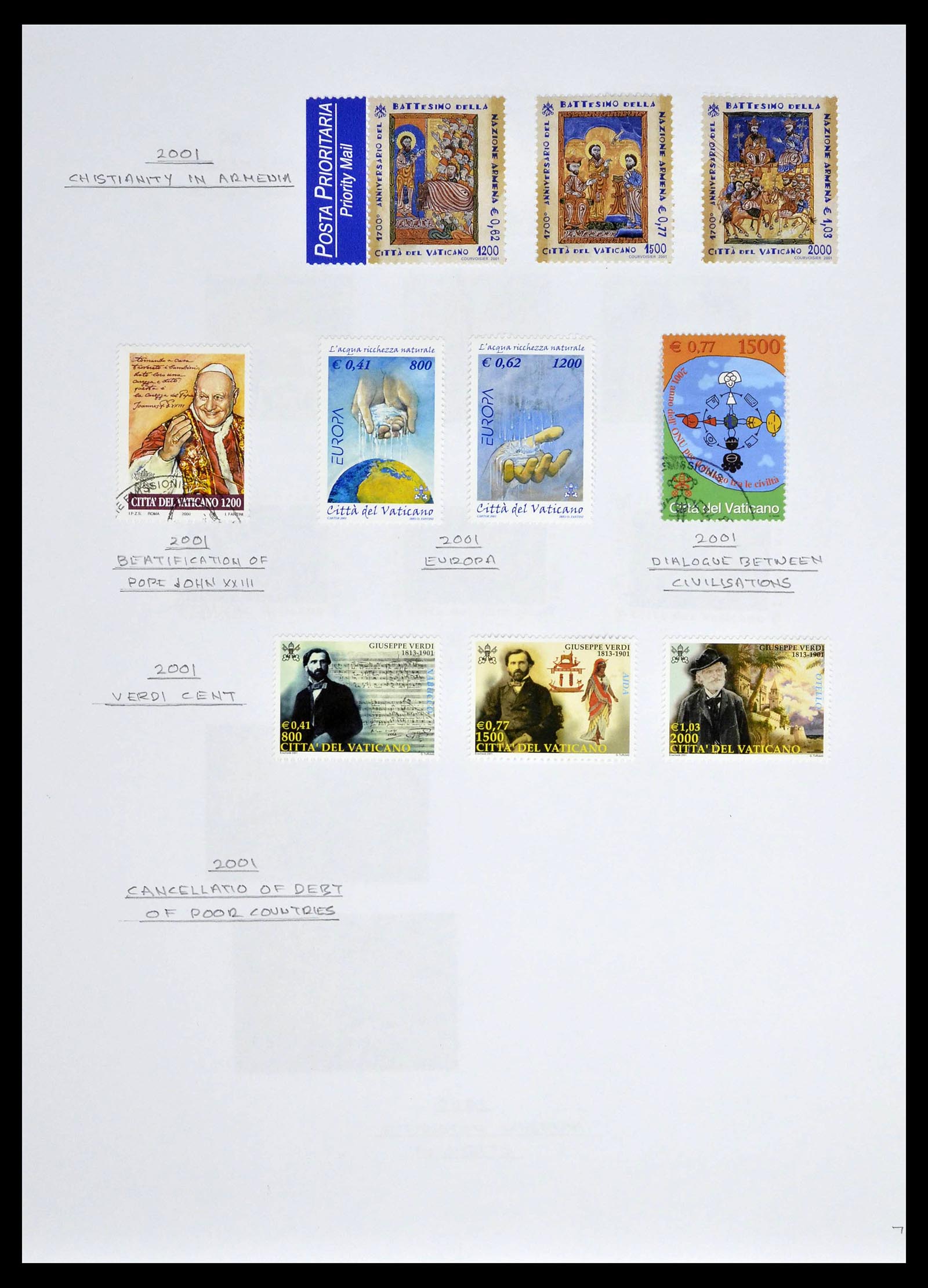 39099 0077 - Stamp collection 39099 Vatican 1852-2008.
