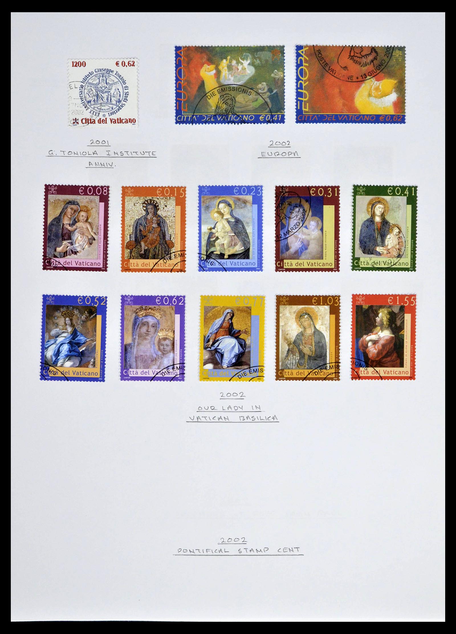 39099 0079 - Stamp collection 39099 Vatican 1852-2008.