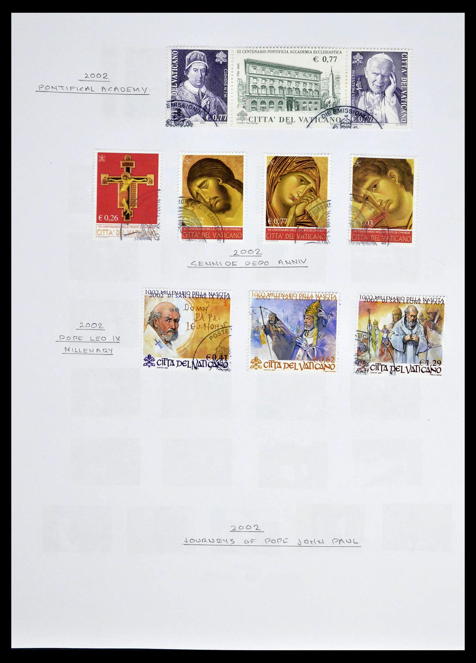 39099 0080 - Stamp collection 39099 Vatican 1852-2008.