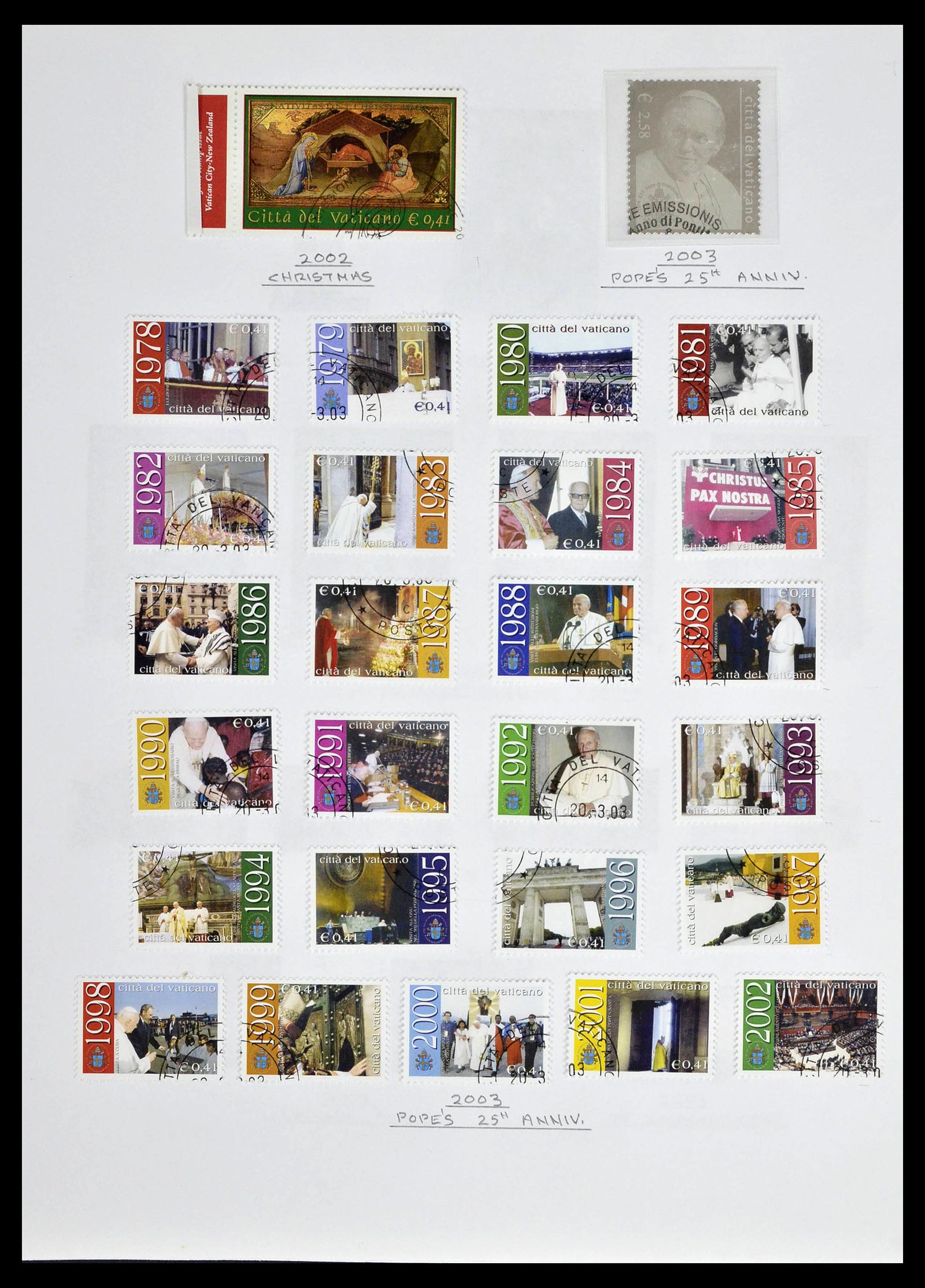 39099 0081 - Stamp collection 39099 Vatican 1852-2008.