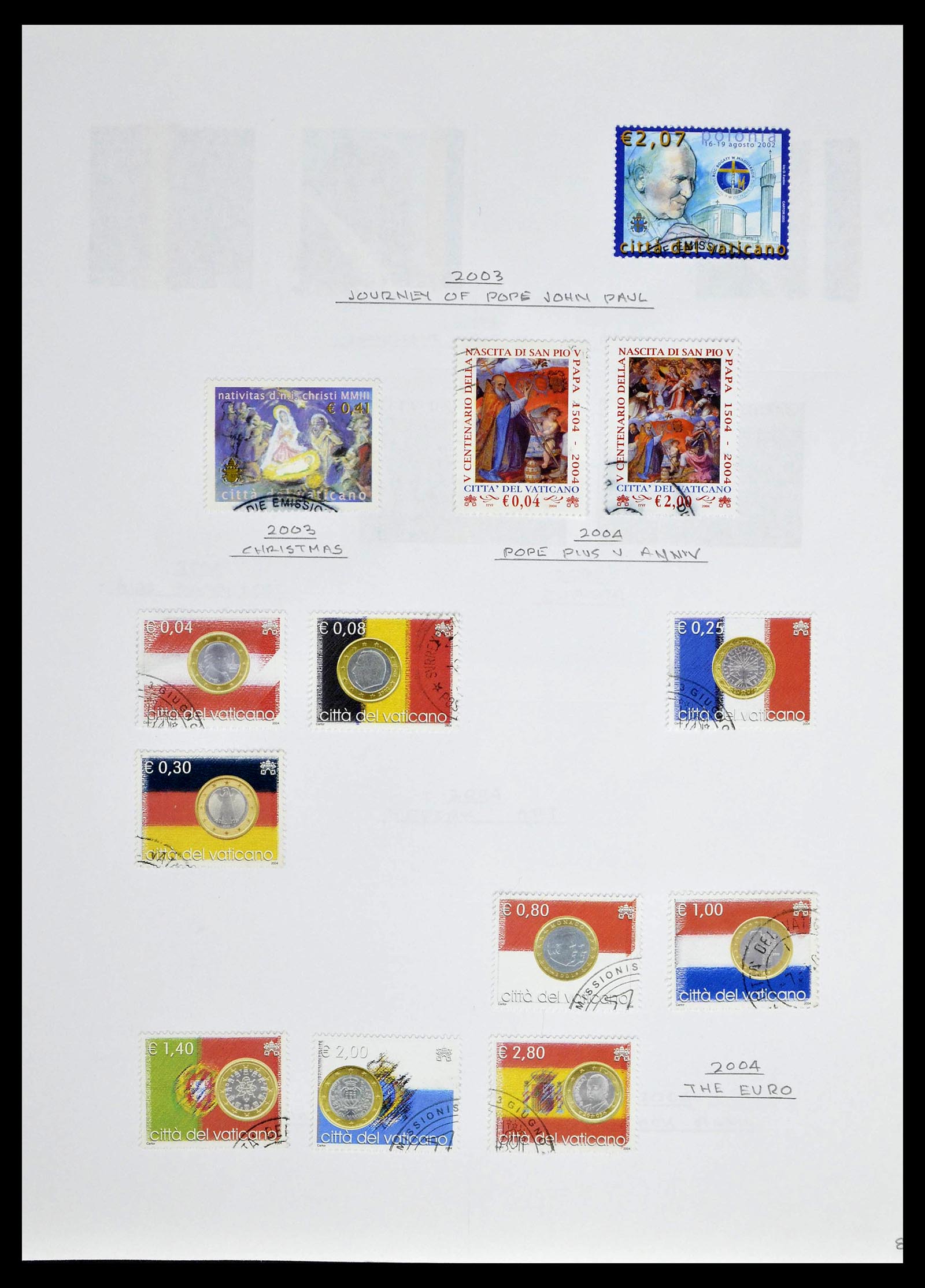 39099 0083 - Stamp collection 39099 Vatican 1852-2008.