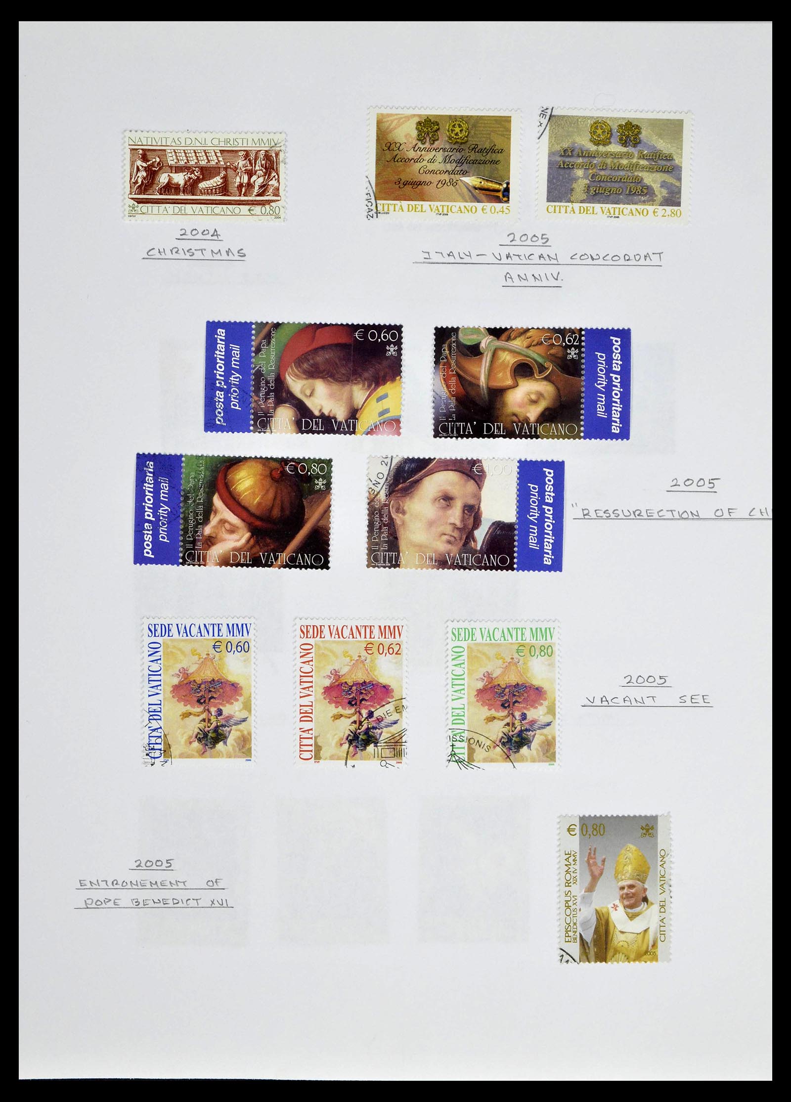 39099 0085 - Stamp collection 39099 Vatican 1852-2008.