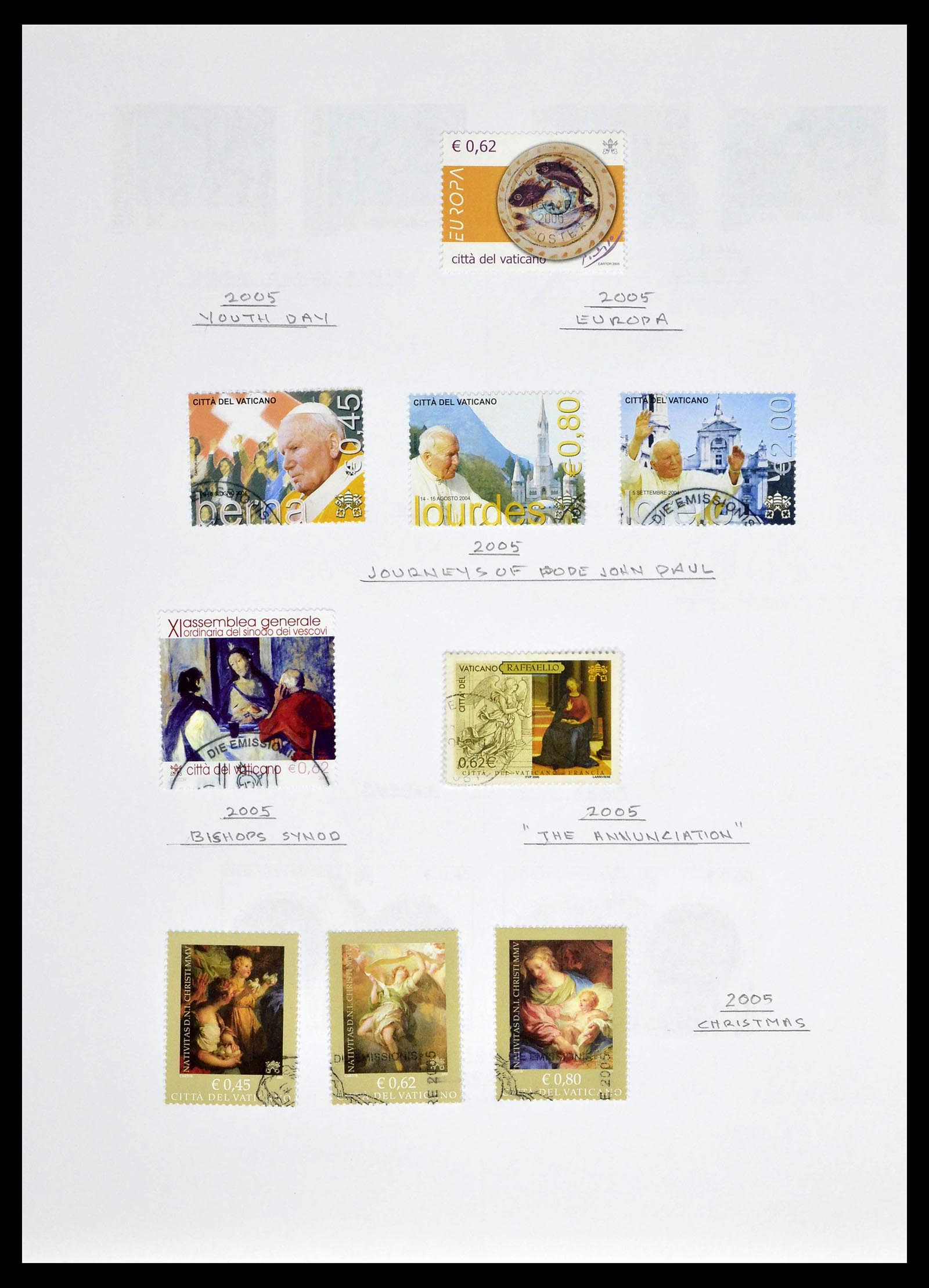 39099 0086 - Stamp collection 39099 Vatican 1852-2008.