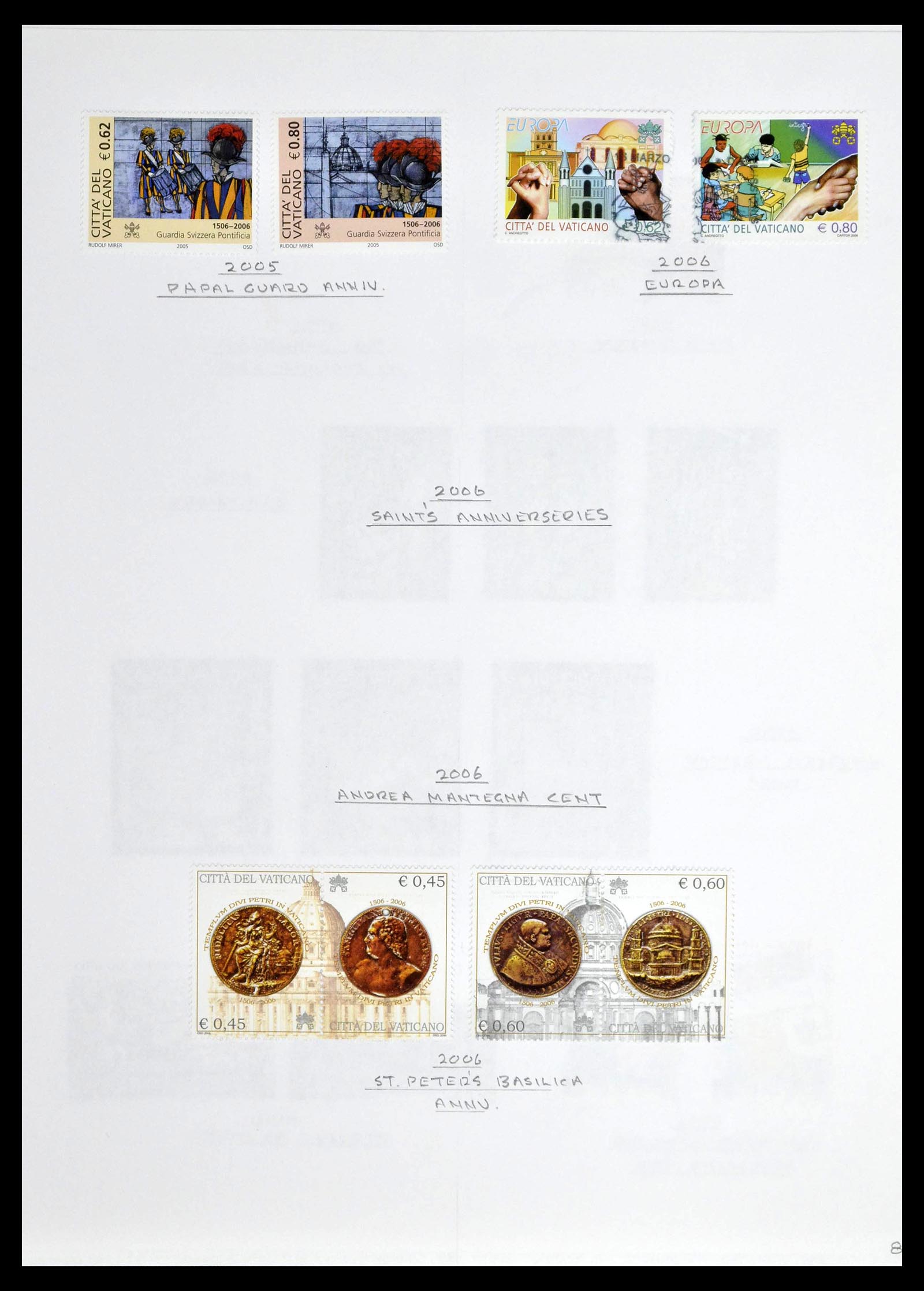 39099 0087 - Stamp collection 39099 Vatican 1852-2008.