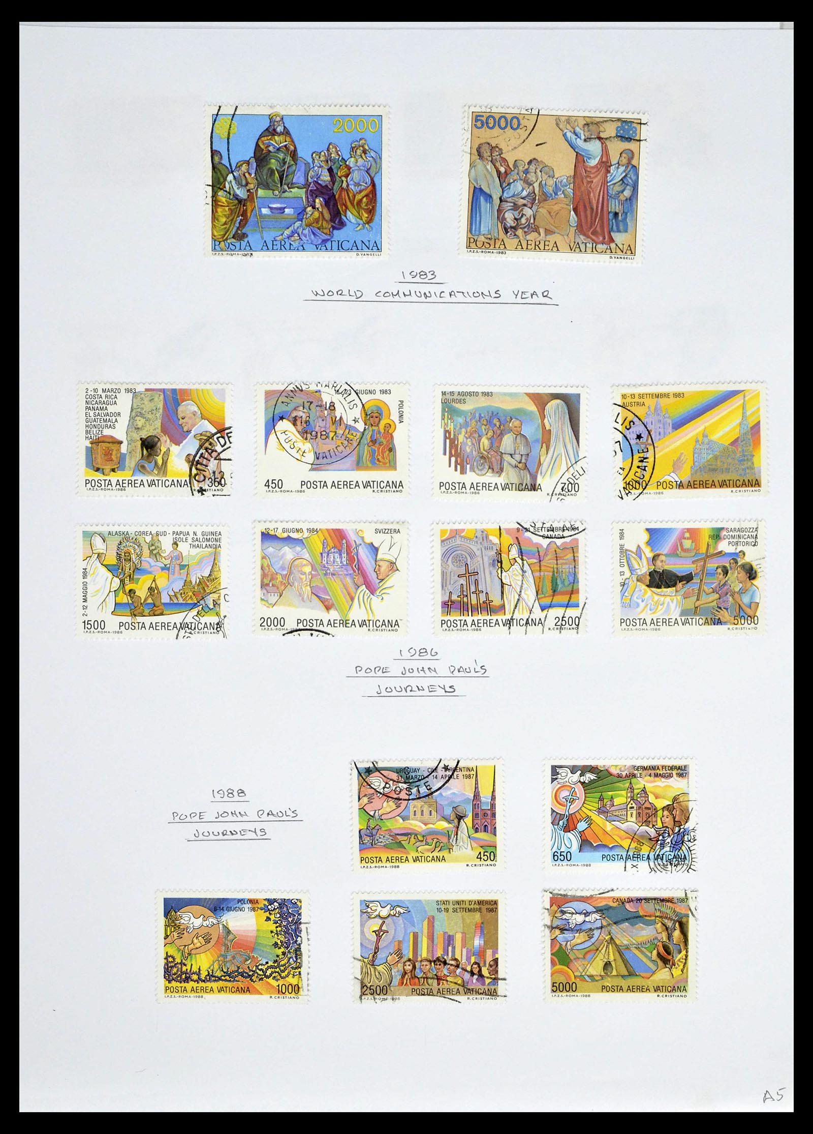 39099 0096 - Stamp collection 39099 Vatican 1852-2008.