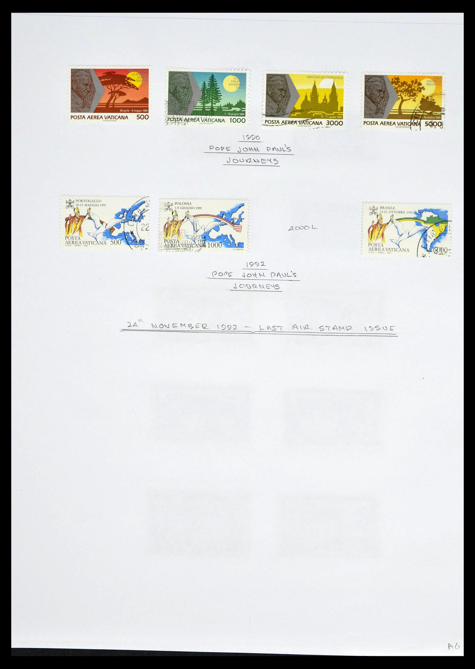 39099 0097 - Stamp collection 39099 Vatican 1852-2008.