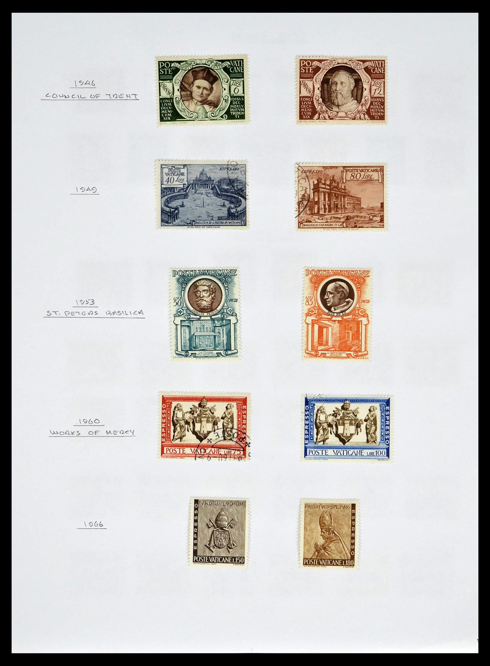 39099 0099 - Stamp collection 39099 Vatican 1852-2008.
