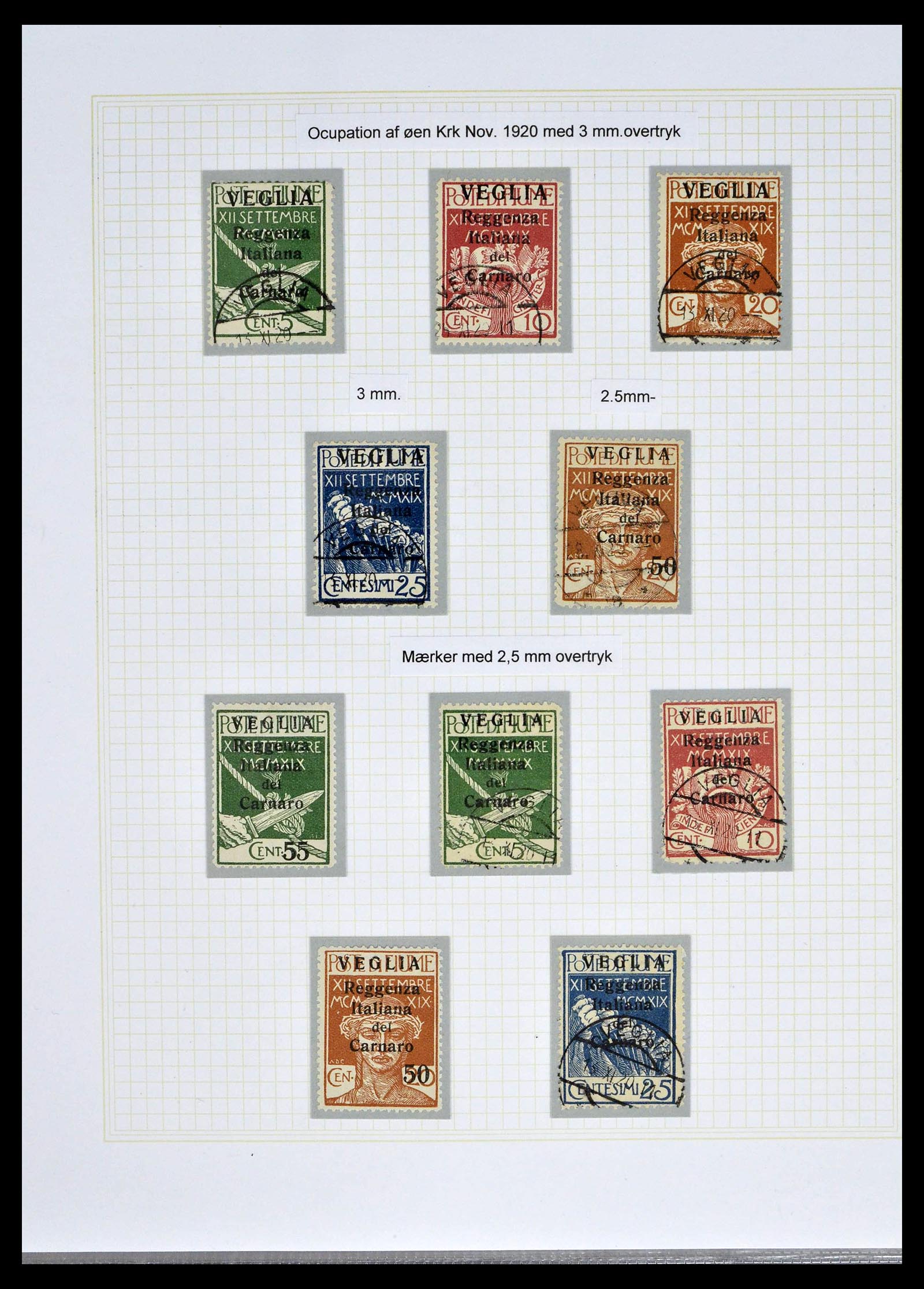 39100 0024 - Stamp collection 39100 Fiume exhibition collection 1850-1945.