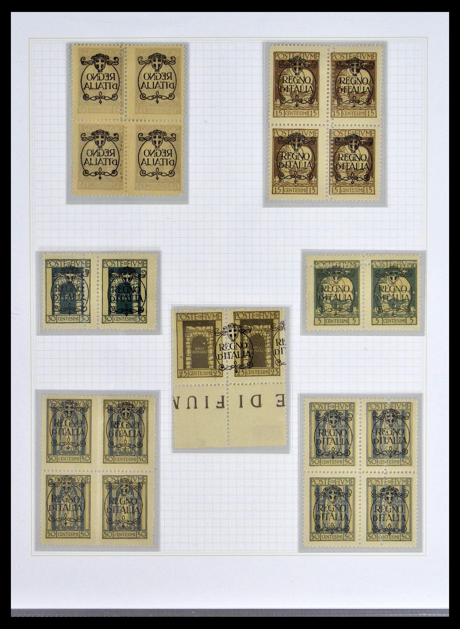 39100 0056 - Stamp collection 39100 Fiume exhibition collection 1850-1945.