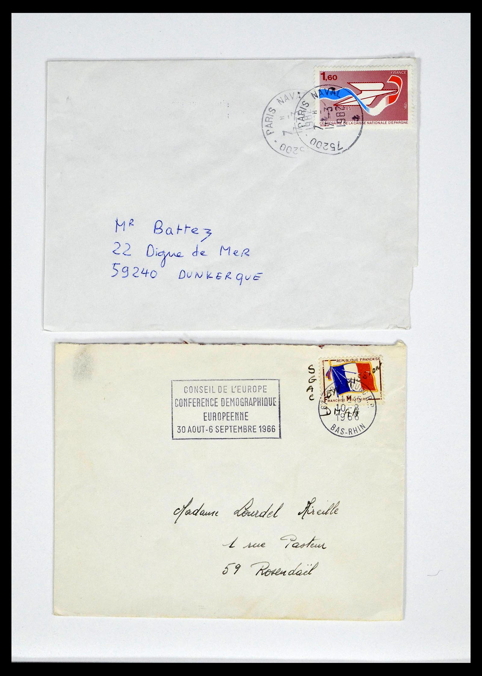39101 0006 - Postzegelverzameling 39101 Frankrijk militairpost 1780(!)-2010.