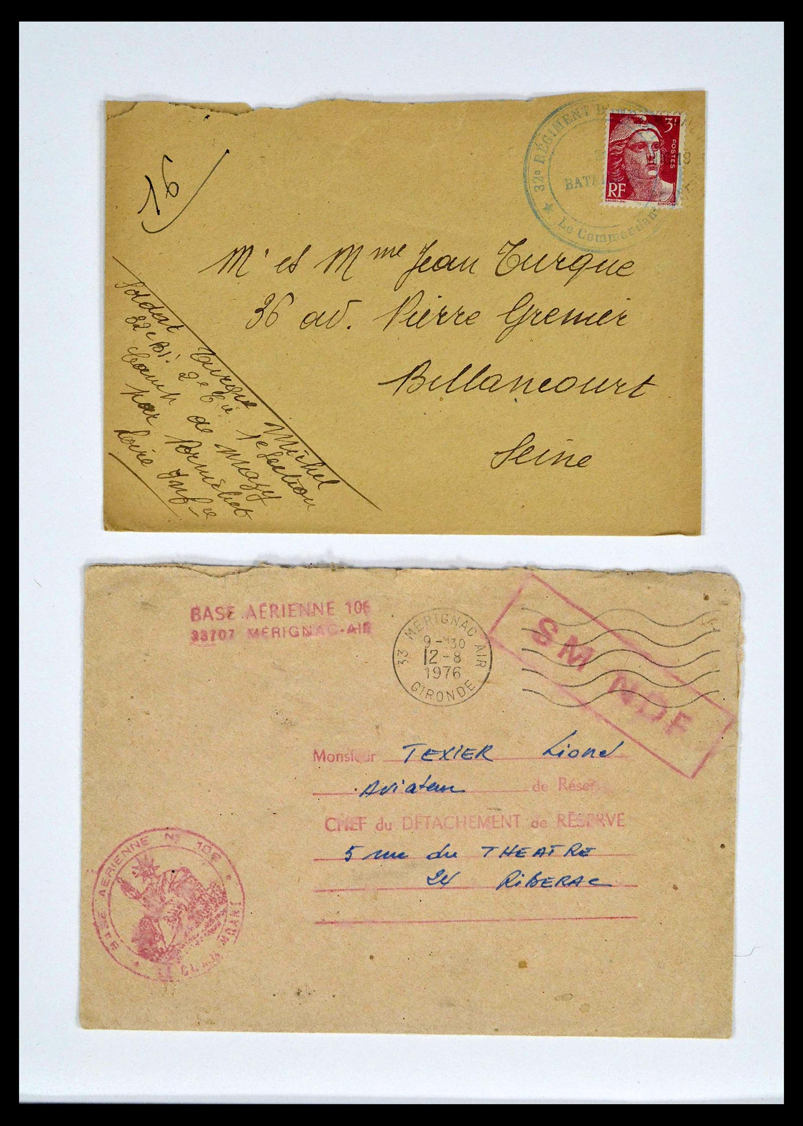 39101 0007 - Stamp collection 39101 France military post 1780(!)-2010.