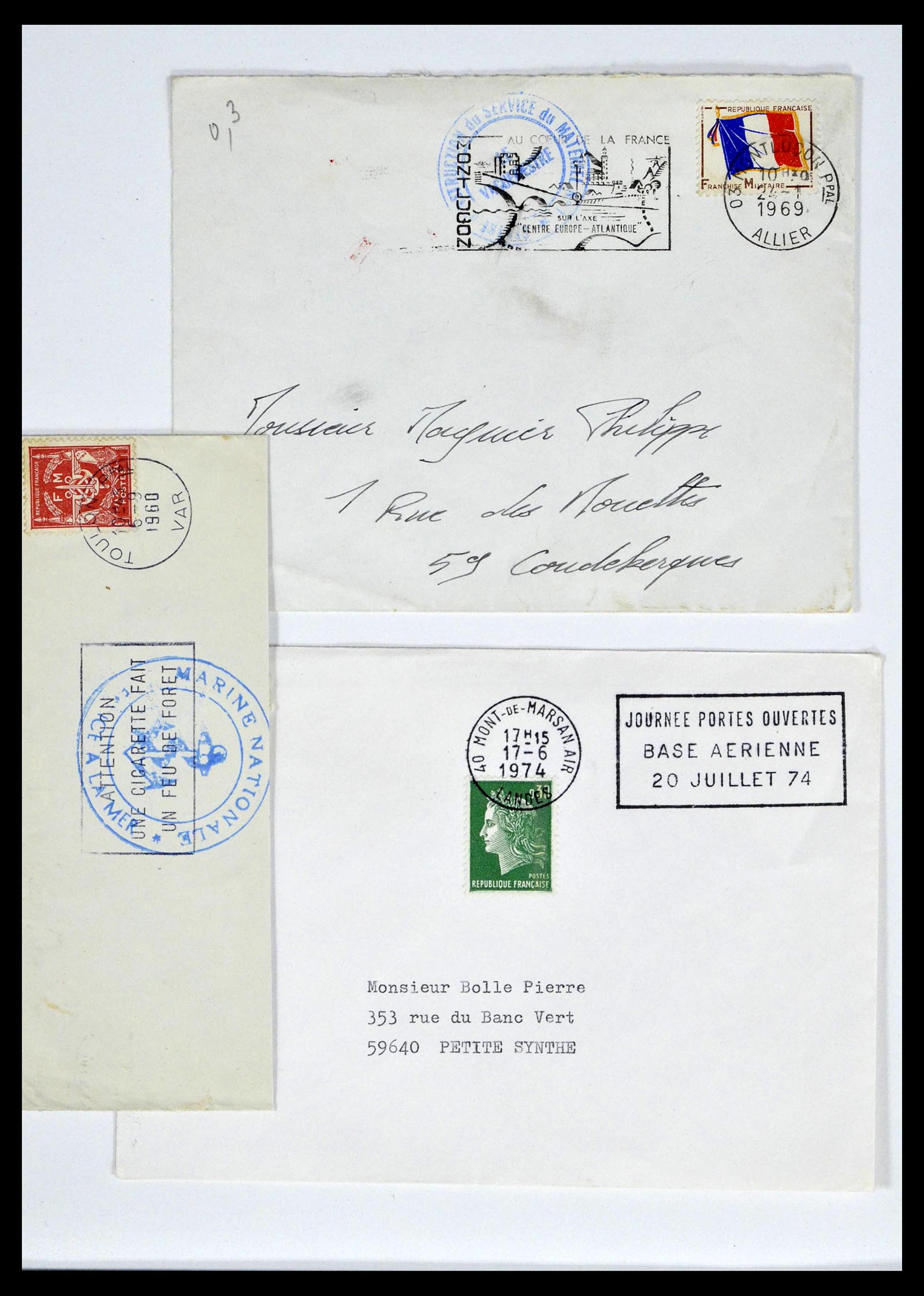 39101 0013 - Postzegelverzameling 39101 Frankrijk militairpost 1780(!)-2010.