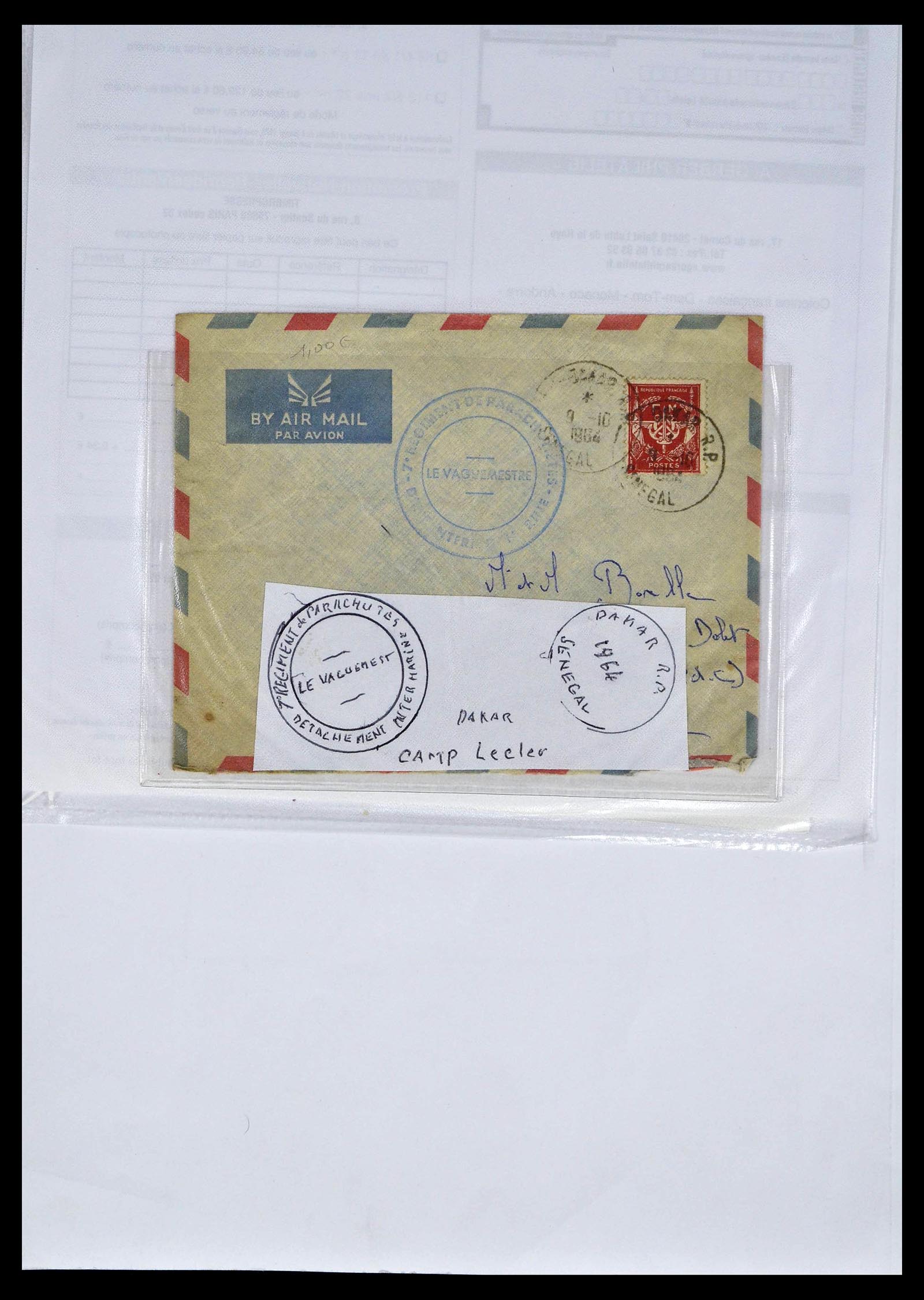 39101 0017 - Stamp collection 39101 France military post 1780(!)-2010.