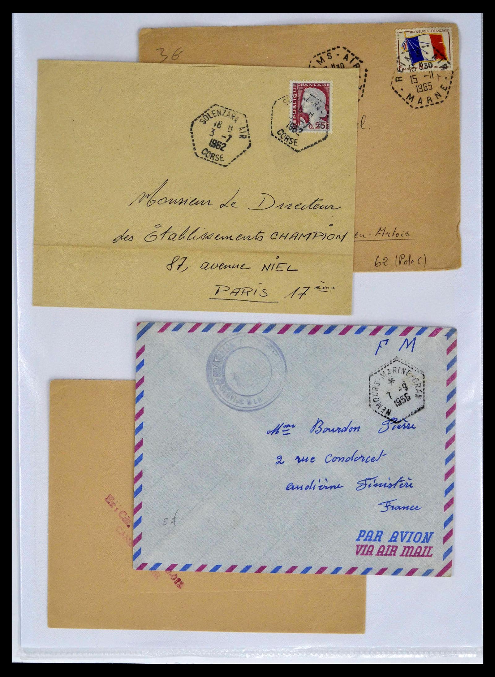 39101 0020 - Postzegelverzameling 39101 Frankrijk militairpost 1780(!)-2010.
