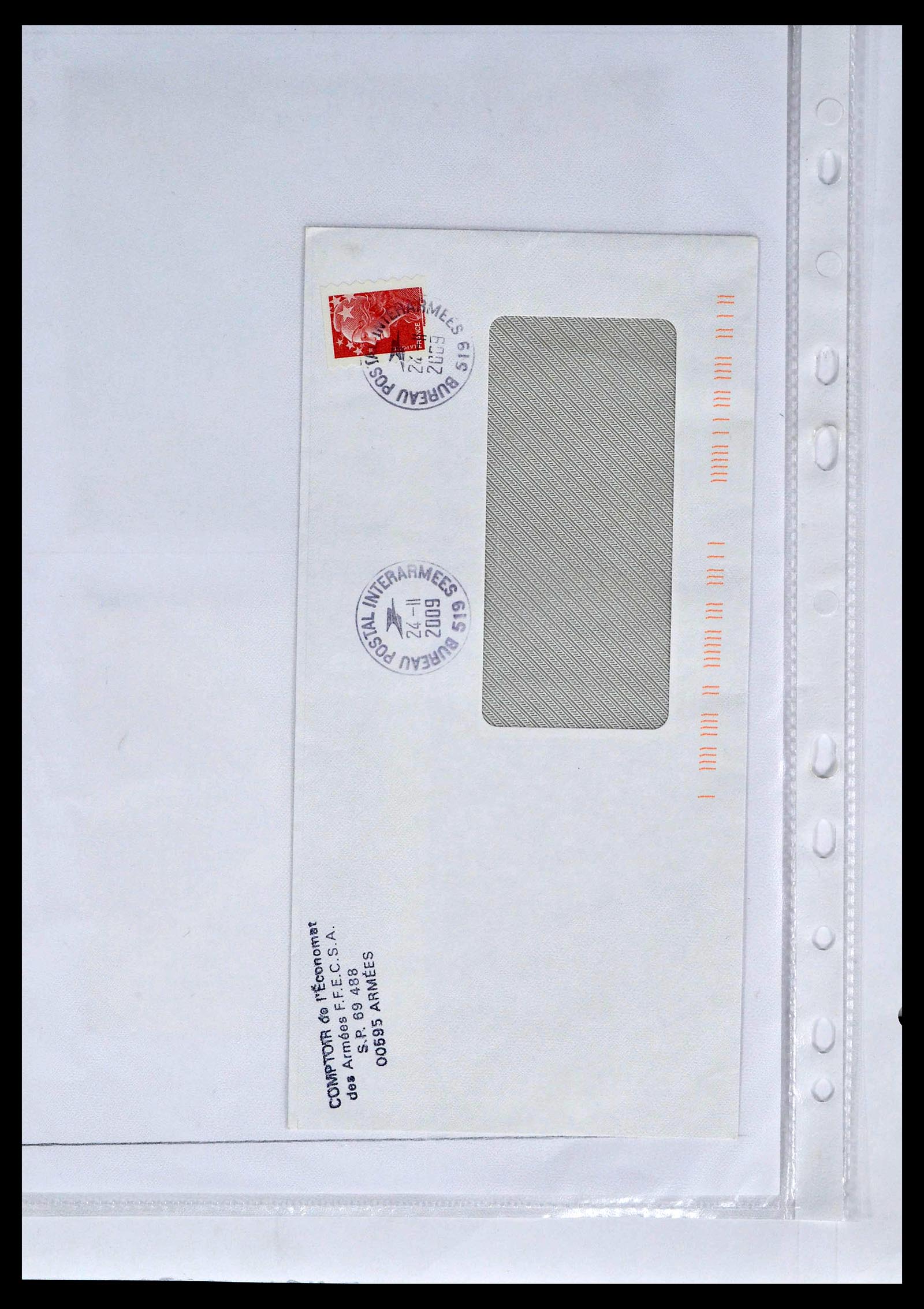 39101 0025 - Postzegelverzameling 39101 Frankrijk militairpost 1780(!)-2010.